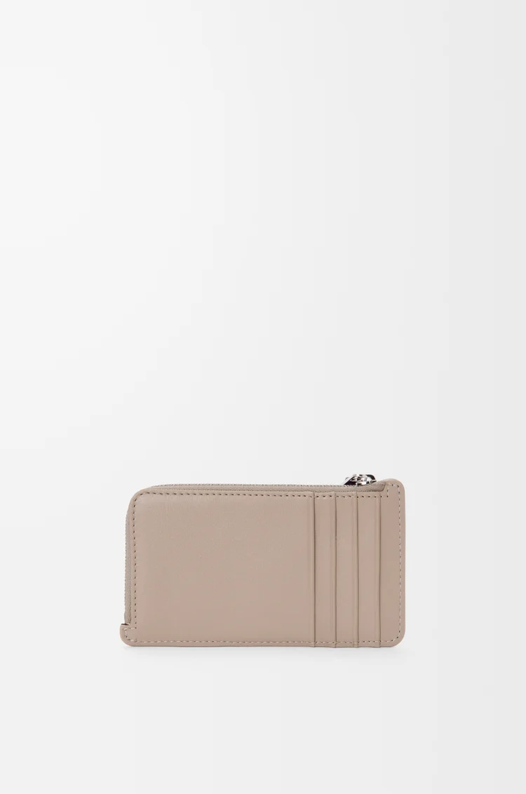 LOEWE Tarjetero-monedero Knot en piel napa de ternera Arcilla/Ciruela