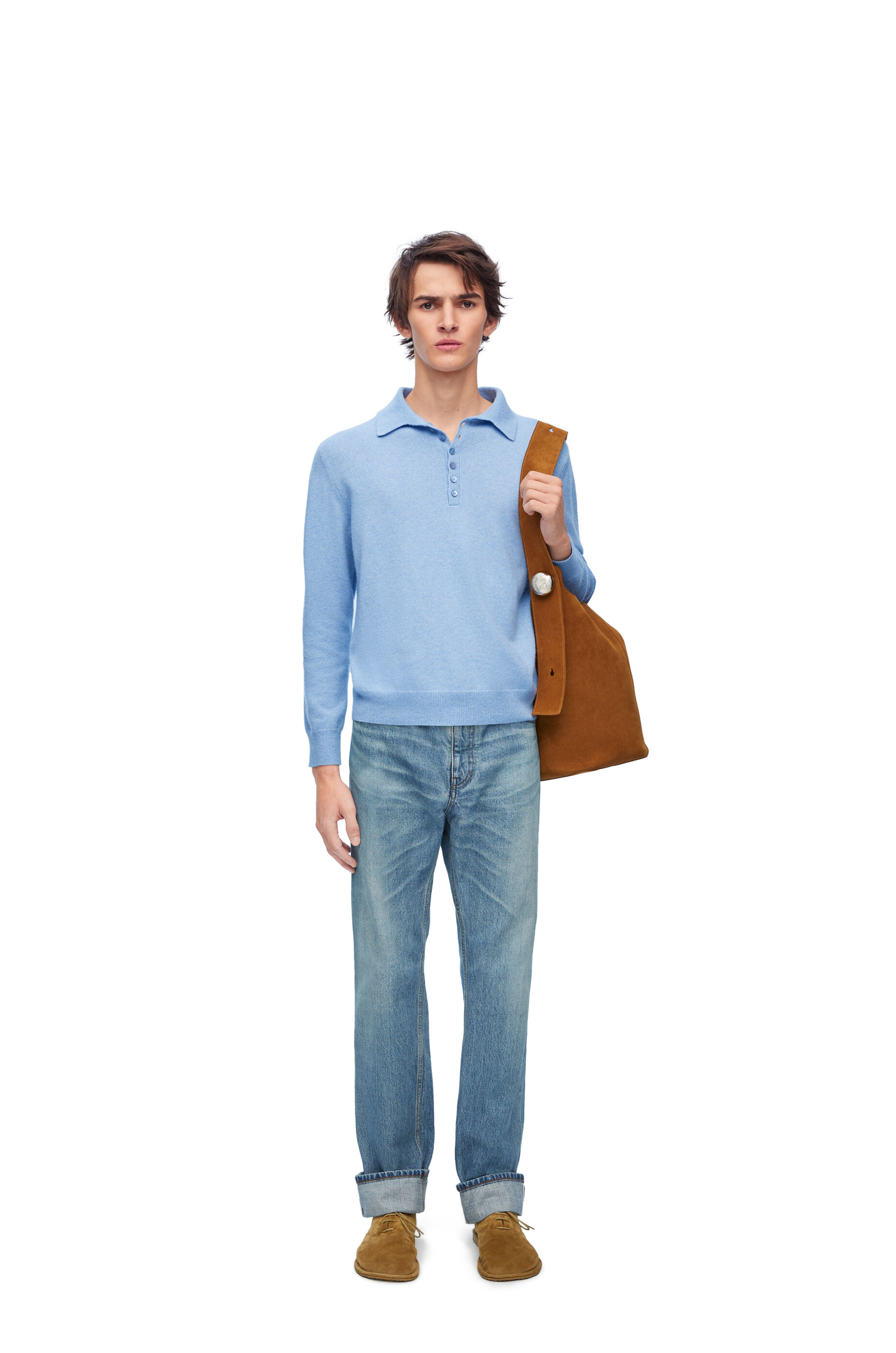 Straight leg jeans in denim Vintage Blue LOEWE