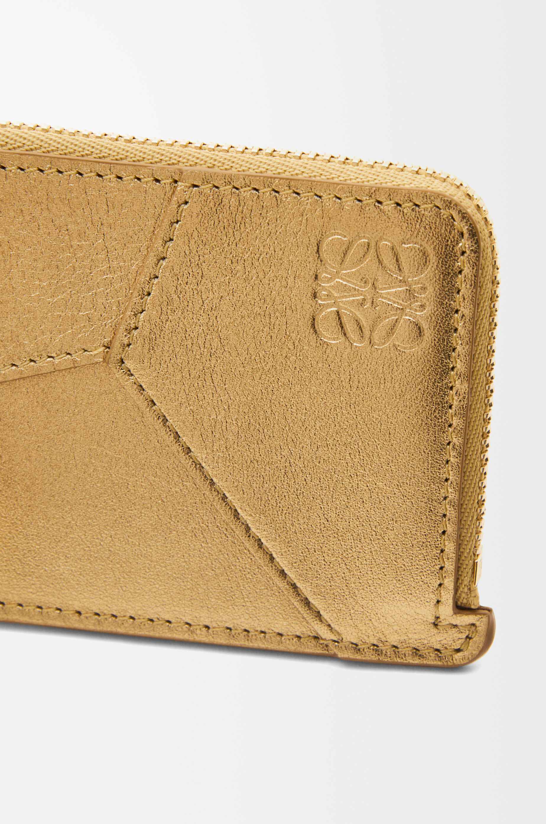パズル コインカードホルダー(メタリックカーフ) ゴールド - LOEWE パズル コインカードホルダー(メタリックカーフ) ゴールド - LOEWE