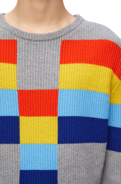 LOEWE セーター（ウール） グレー/マルチカラー plp_rd