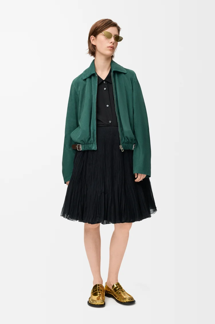 LOEWE Chemise ornementée en coton Noir