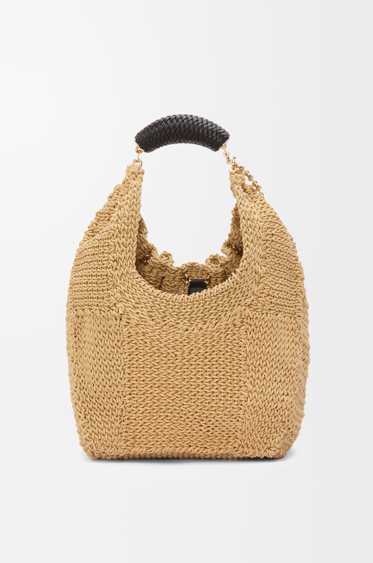 LOEWE スクイーズバッグ ミディアム（コード&カーフ） ナチュラル