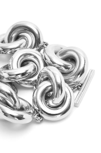 LOEWE Donut link bracelet in sterling silver 銀色 plp_rd