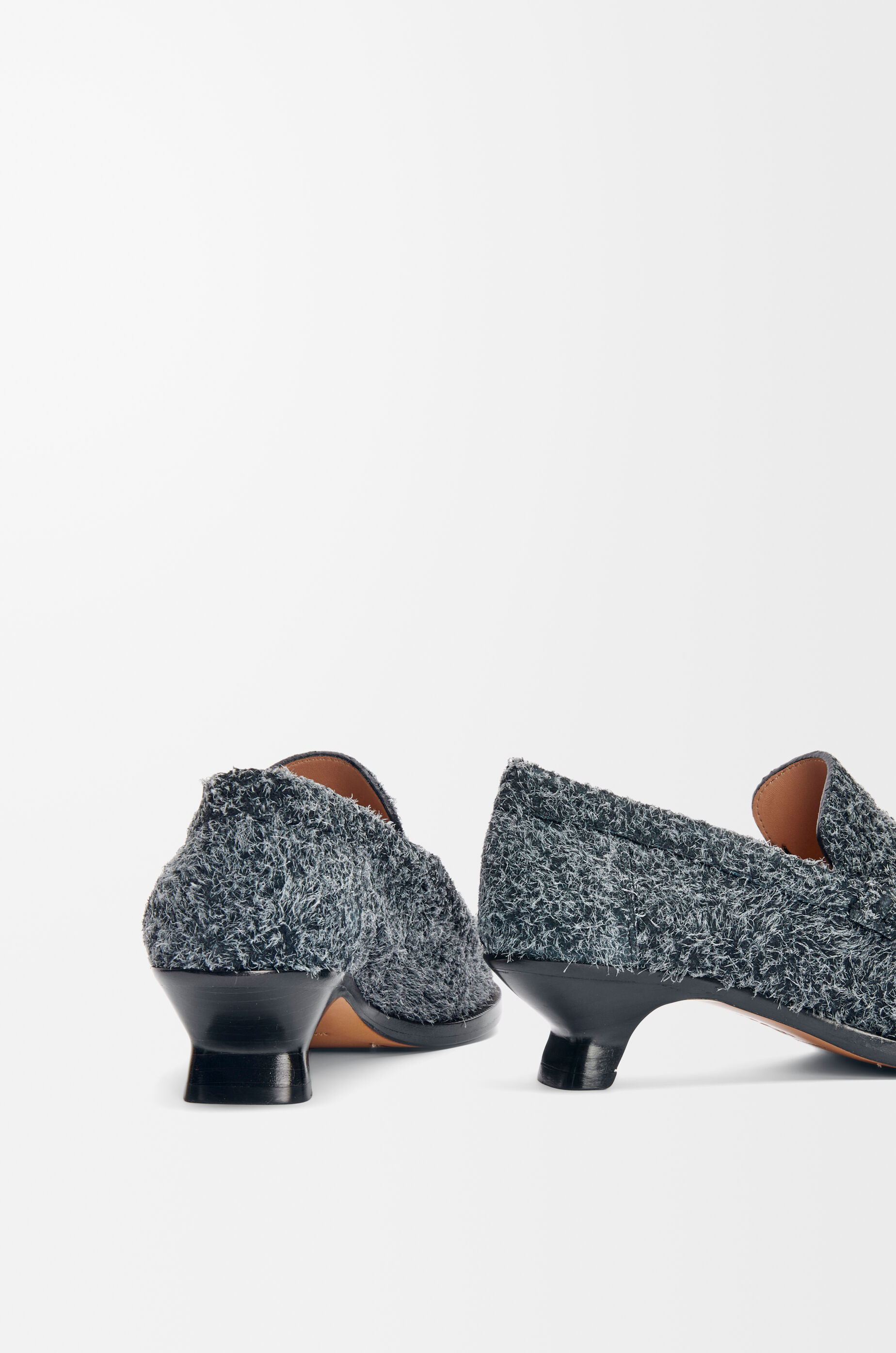 LOEWE 26S LOAFER IN GRAY FABRIC main image 1