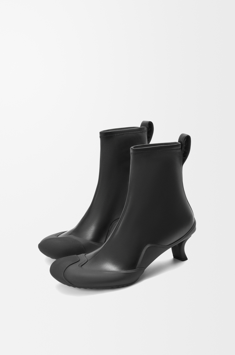 LOEWE Bottines Dive en cuir de veau stretch Noir