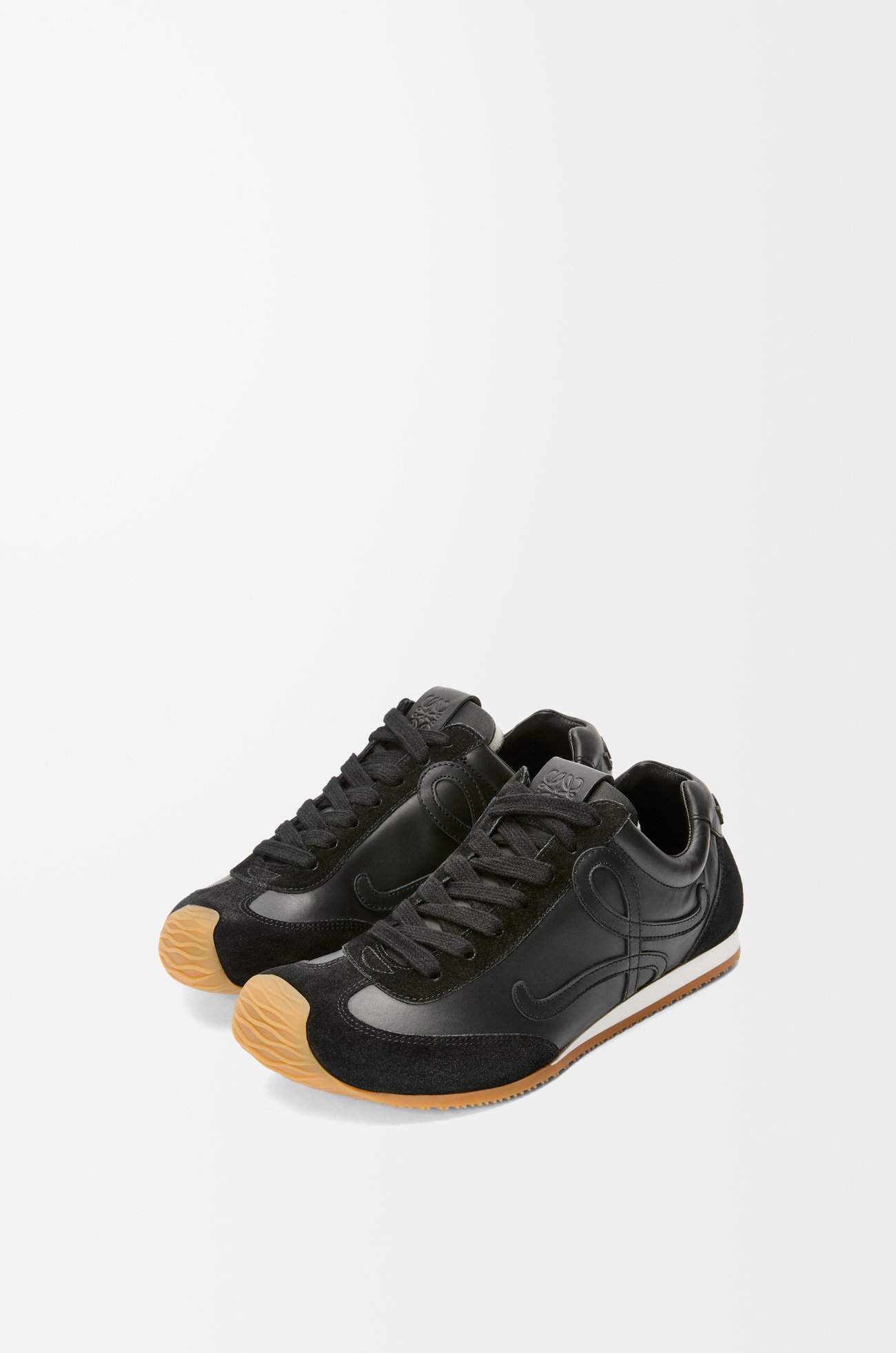 LOEWE Zapatilla Ballet Runner 2.0 en piel de ternera Negro