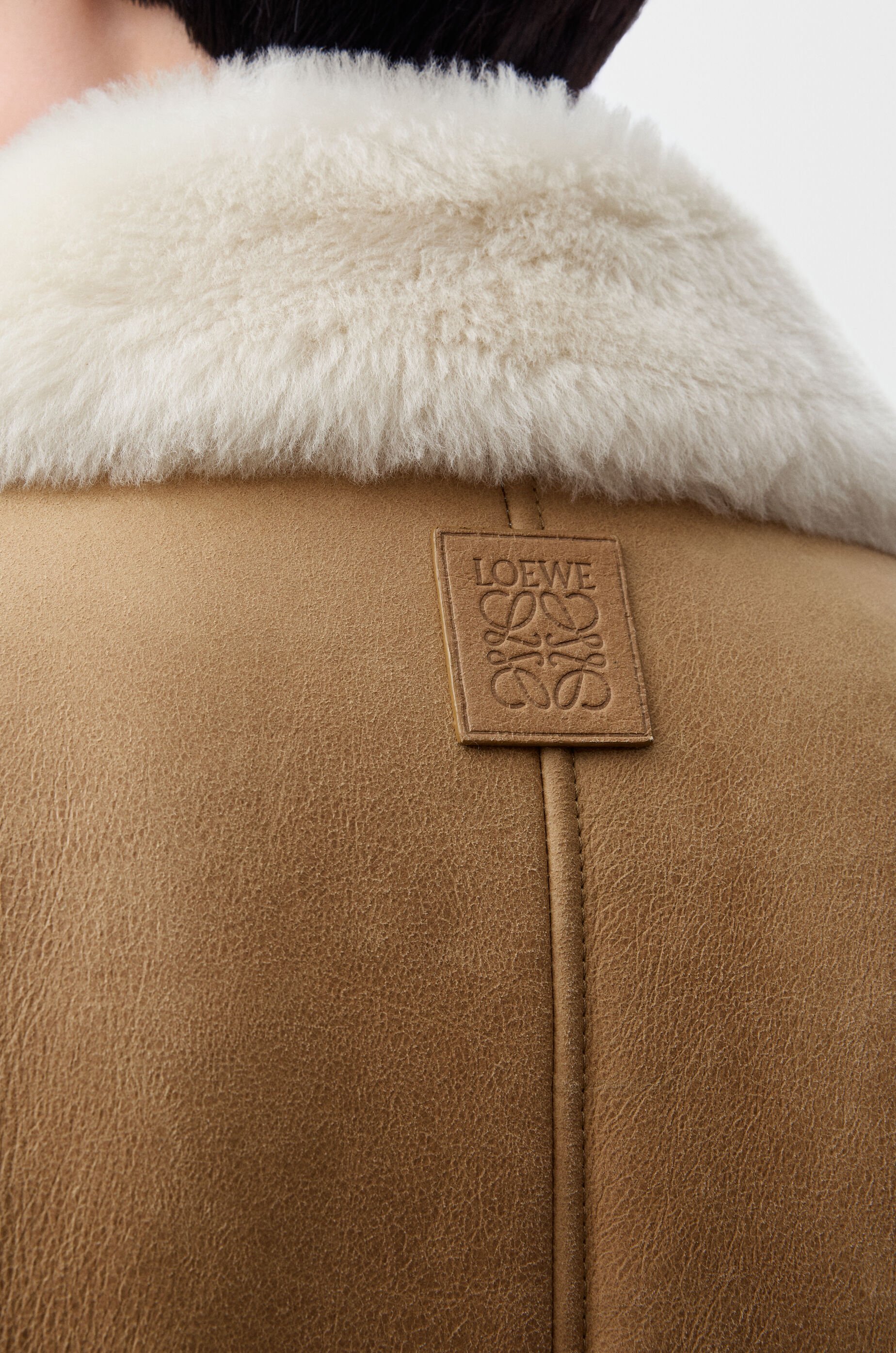 Jacket in shearling Beige - LOEWE