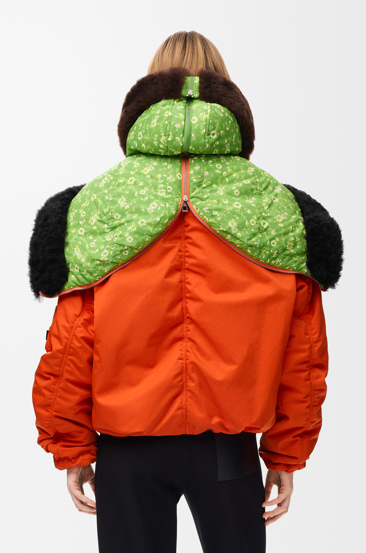 LOEWE Chaqueta bomber en tejido técnico Naranja