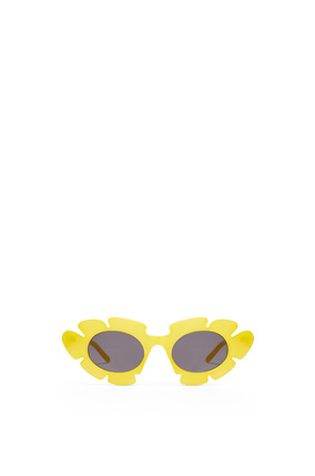 LOEWE Flower sunglasses in injected nylon Acid Yellow plp_rd