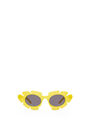 LOEWE Gafas de sol montura flor en acetato Amarillo Acido