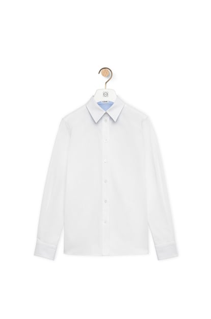 LOEWE Camisa en algodón Blanco plp_rd