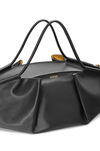LOEWE XL Paseo bag in shiny nappa calfskin Black plp_rd