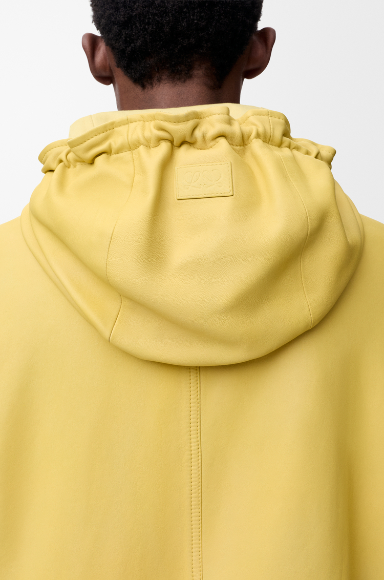 LOEWE Short parka in nappa lambskin Light Yellow