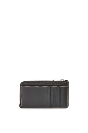 LOEWE Puzzle stitches coin cardholder in smooth calfskin Black plp_rd