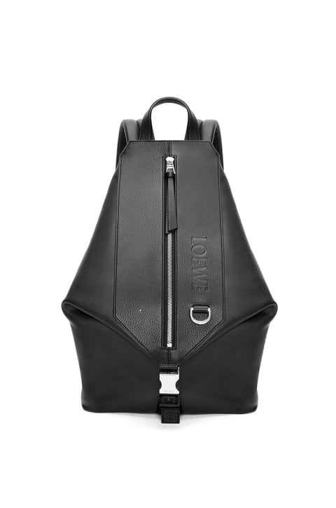 LOEWE Military XS Full-Grain Leather Messenger Bag for Men