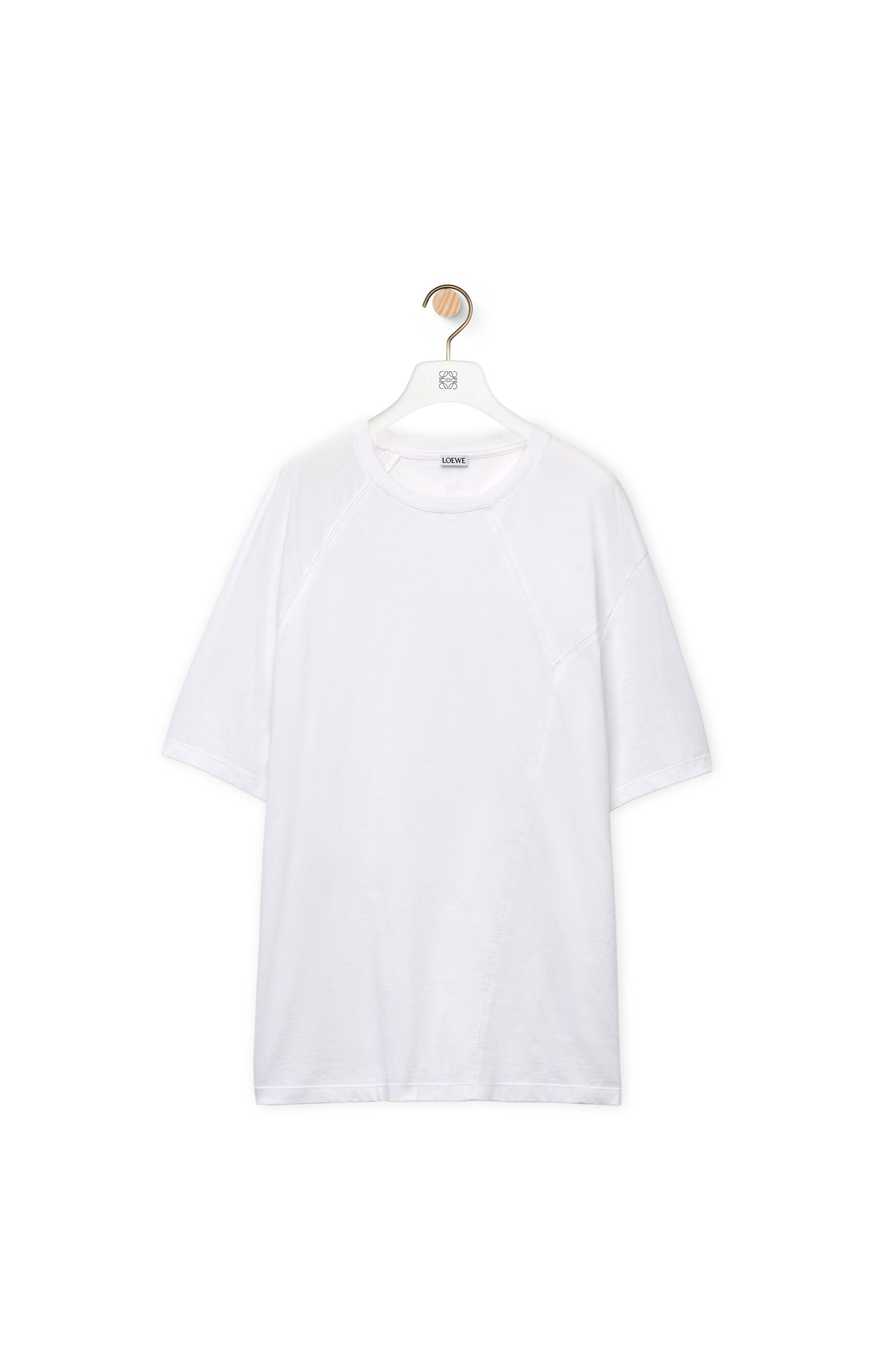 グリッチ アナグラム Tシャツ (コットン) ホワイト - LOEWE