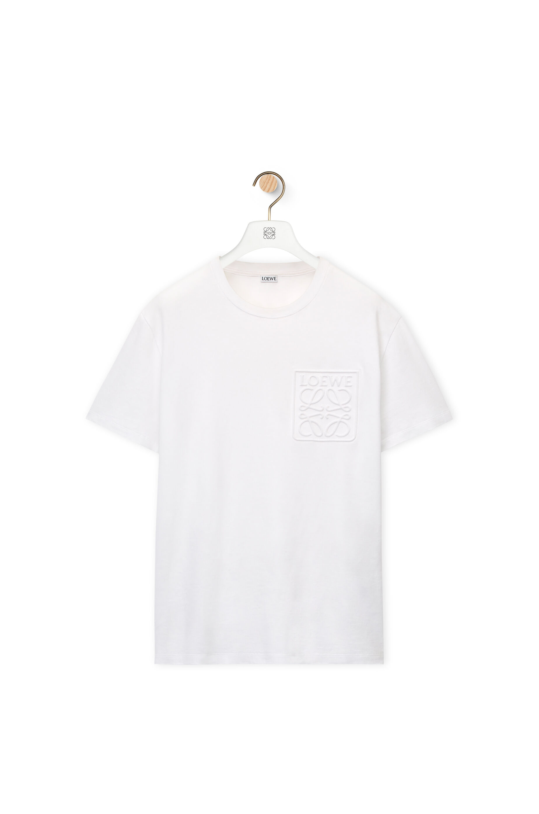 グリッチ アナグラム Tシャツ (コットン) ホワイト - LOEWE