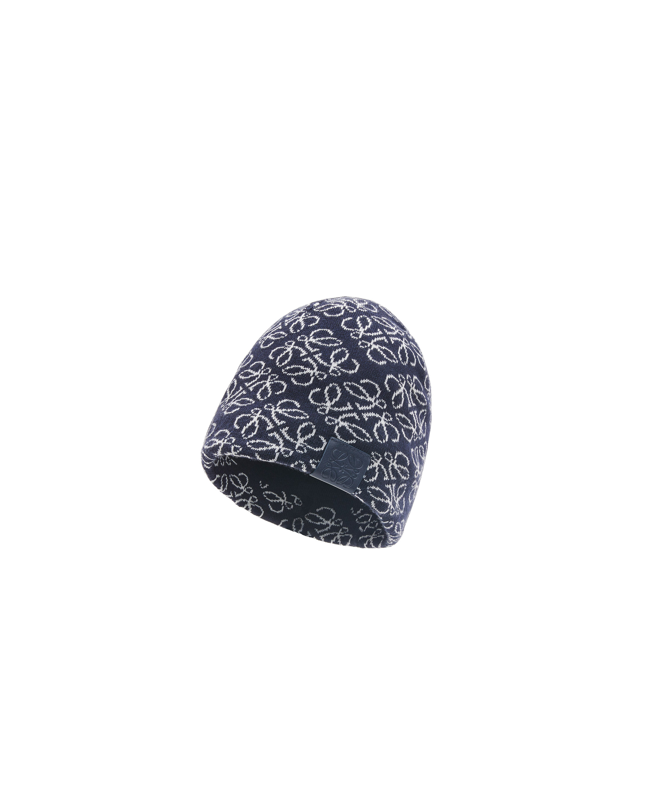 All-over Anagram beanie in wool