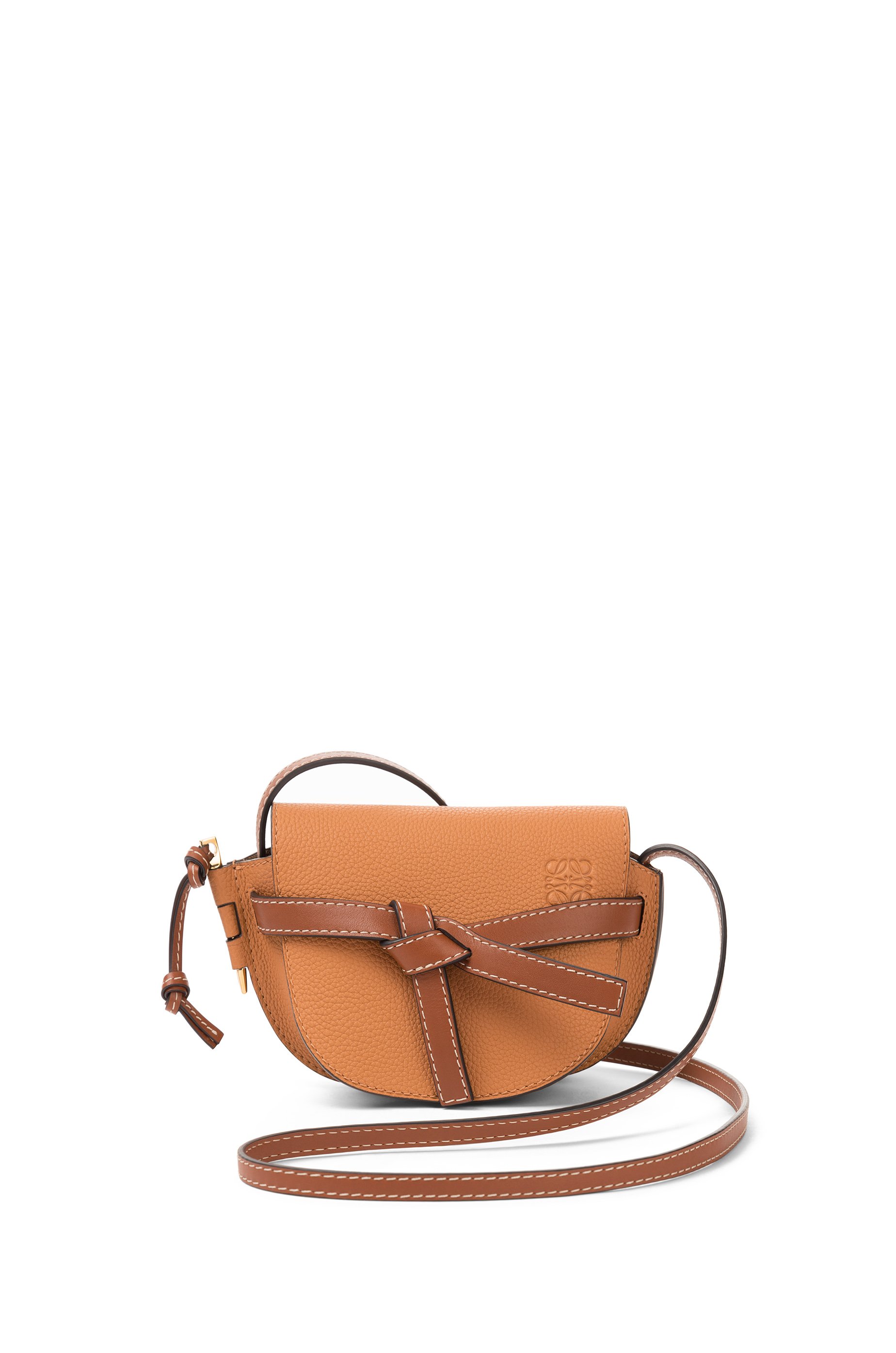 Mini Gate bag in soft grained calfskin 