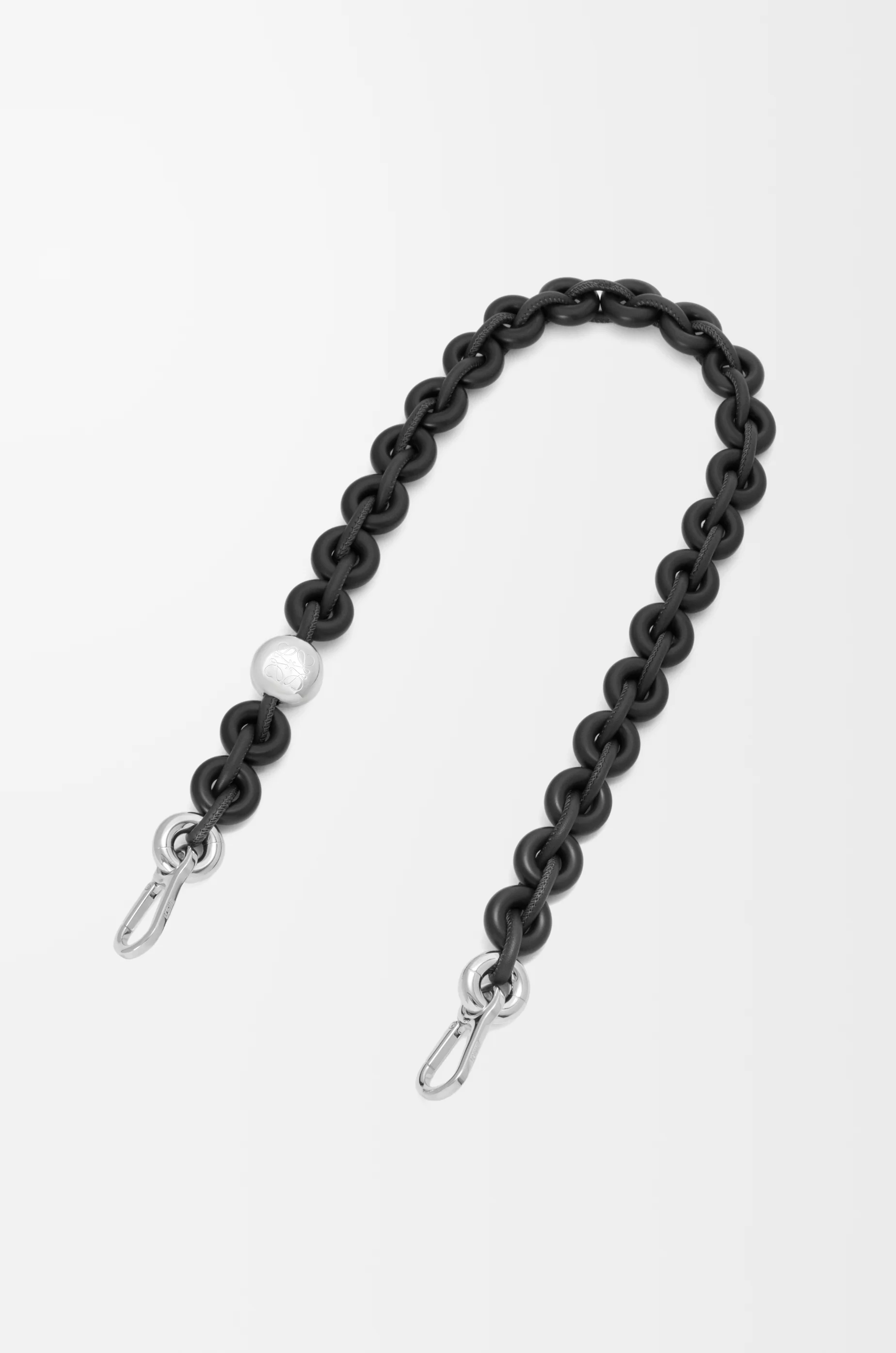 VIP【送料関税込】LOEWE DONUT CHAIN STRAP Donut chain in calfskin Black - LOEWE