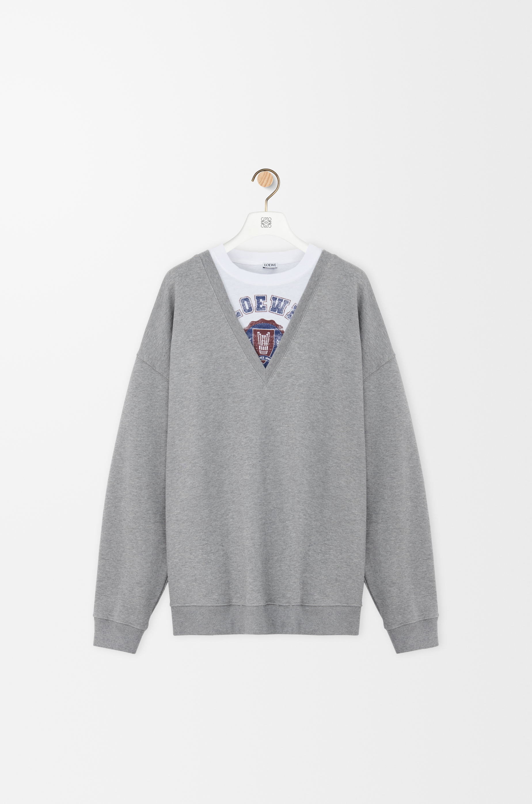Sweatshirt in cotton Grey - LOEWE