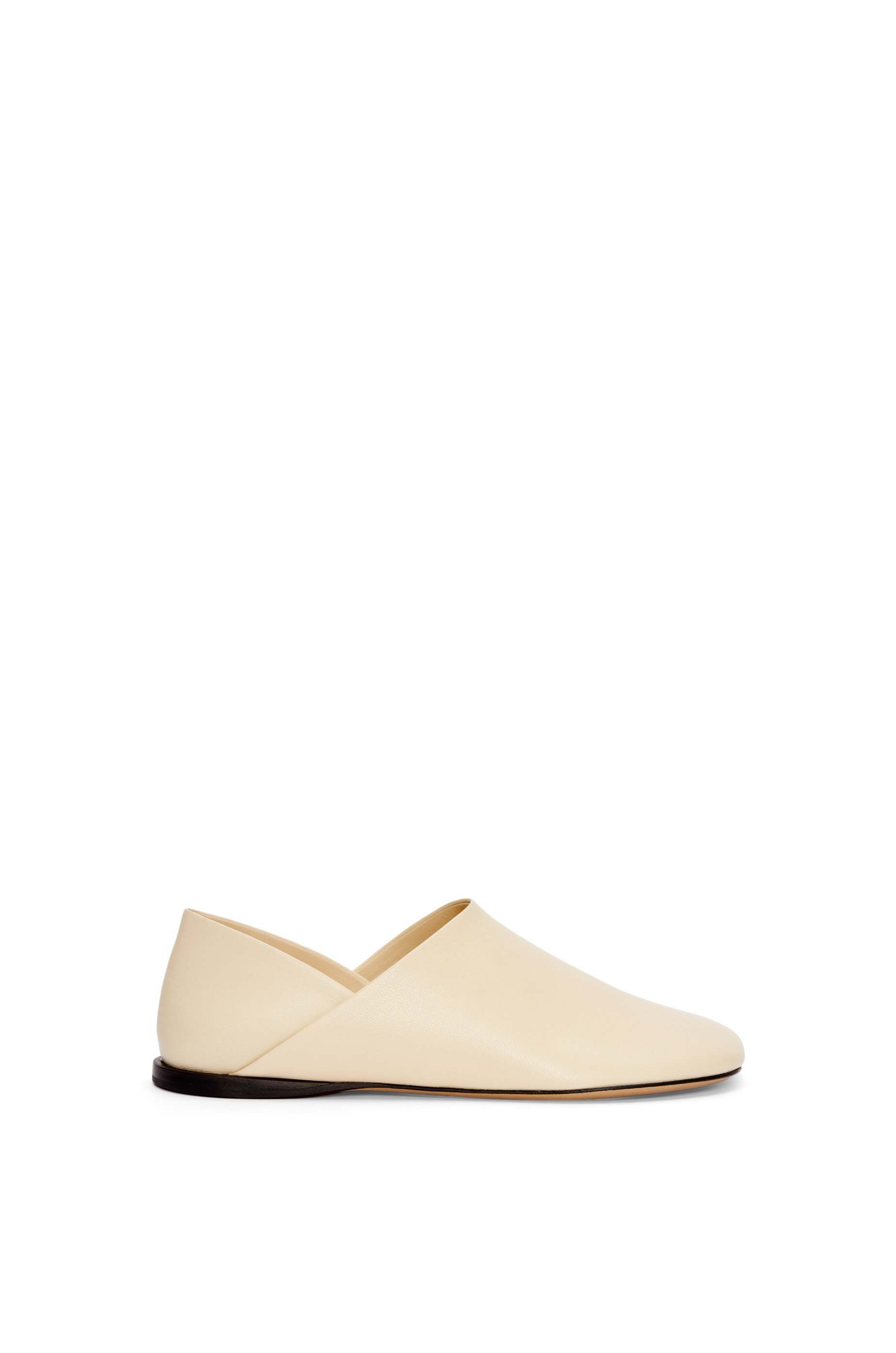 Toy slipper in goatskin Oat Milk - LOEWE