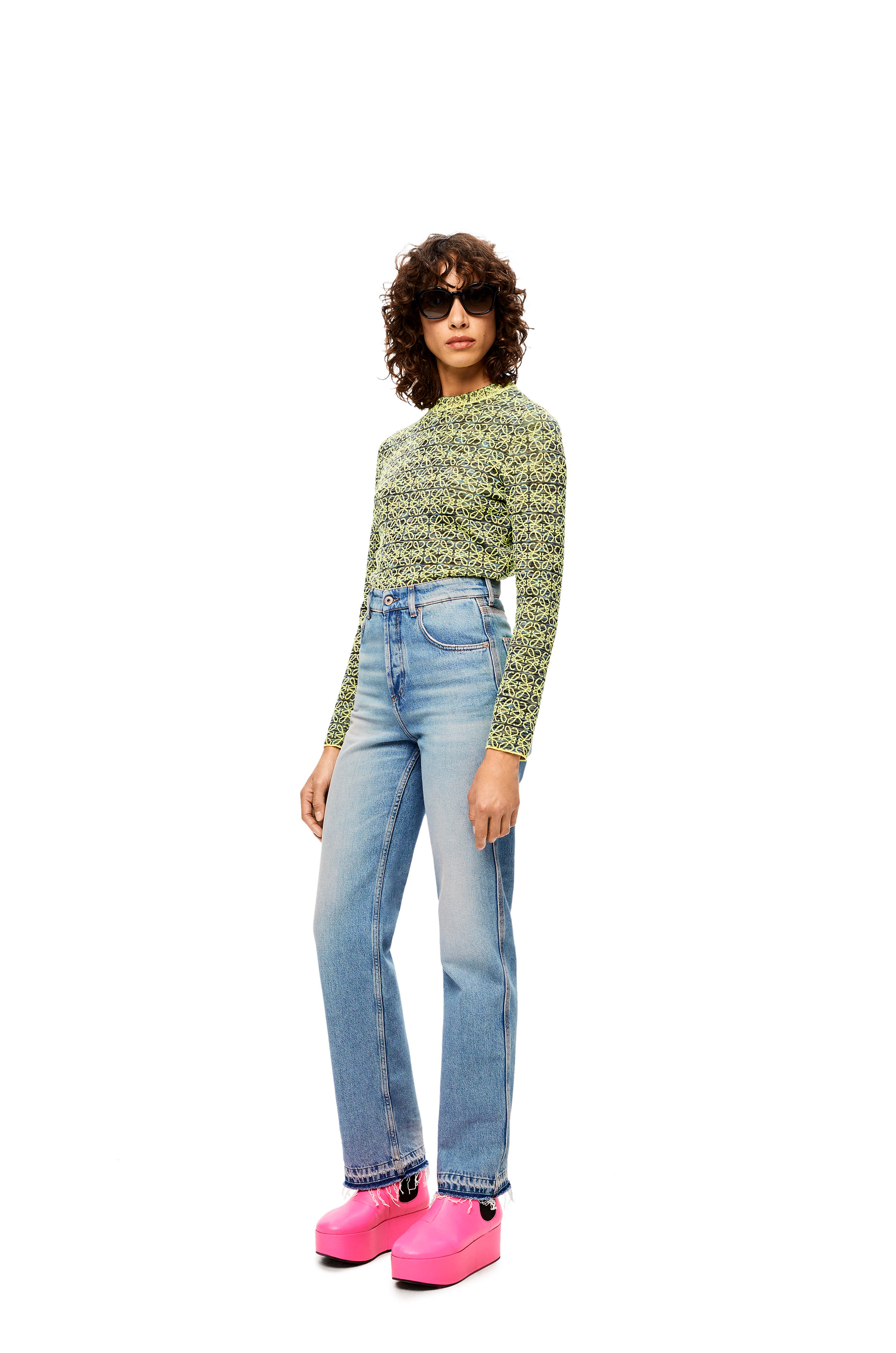 LOEWE ロエベ ストレートジーンズ デニム 34FR-