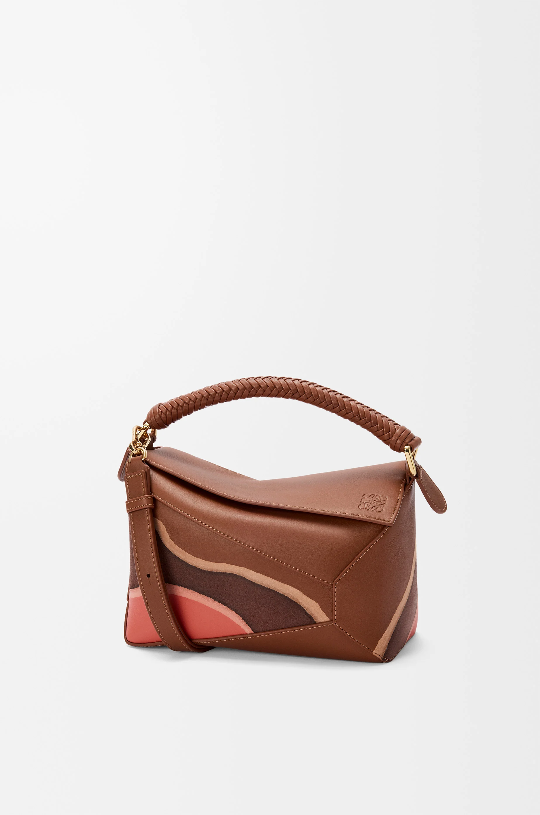 【国内発】LOEWE Puzzle Edge バッグ スモール（ナパカーフ） パズルエッジ ランドスケープ バッグ スモール（ナパカーフ