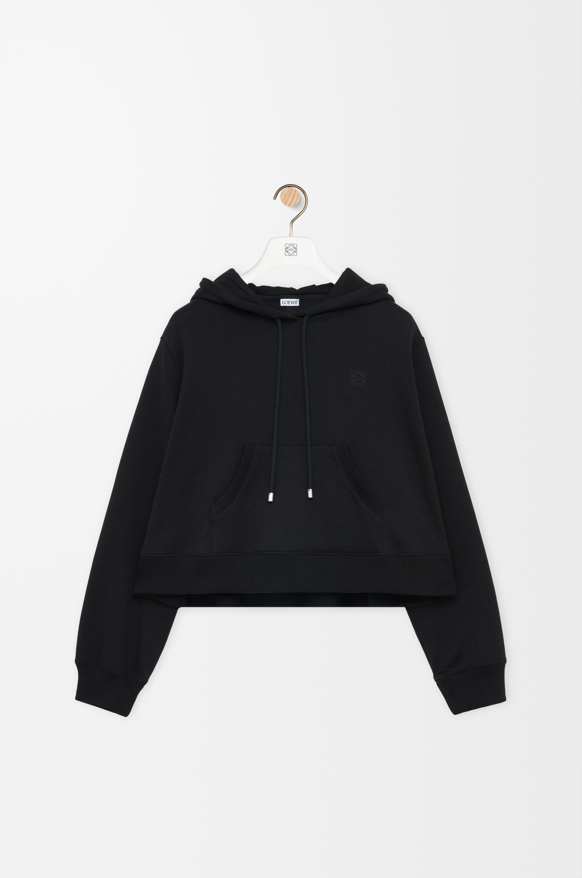 トラペーズ フーディー（コットンブレンド） ブラック - LOEWE