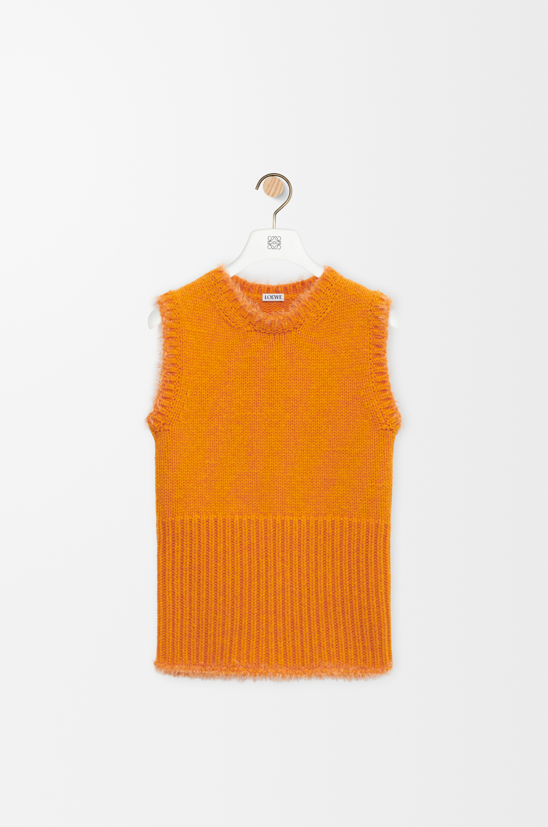 Vest in wool Orange - LOEWE USA Official Website