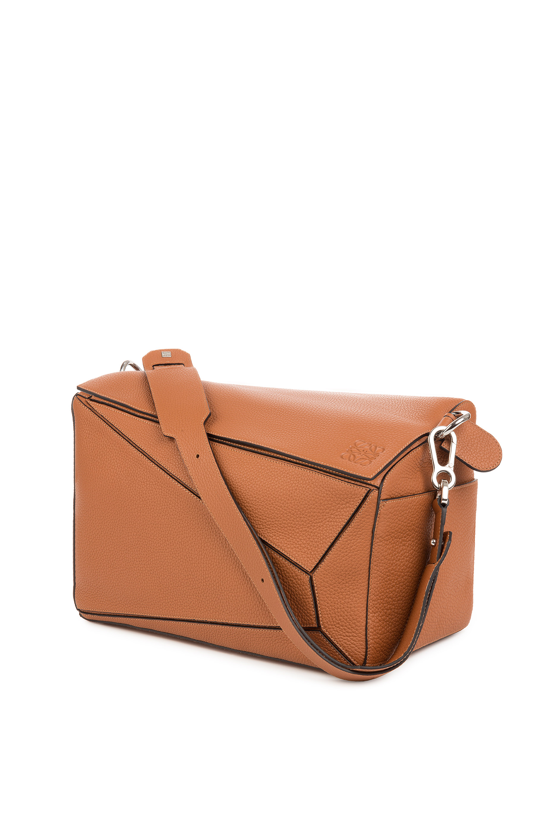 XL Puzzle bag in grained calfskin Tan 