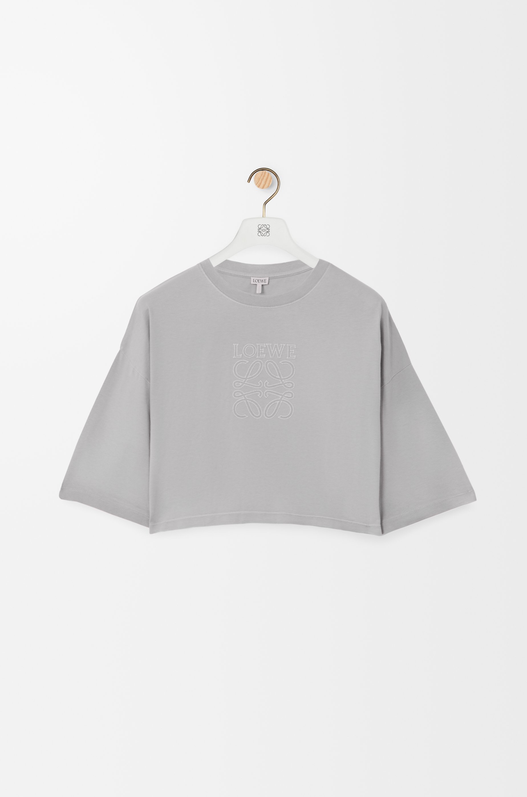 レビューの多い高評価商品特集！ クロップド LOEWE - グレー Tシャツ（コットン） トップス