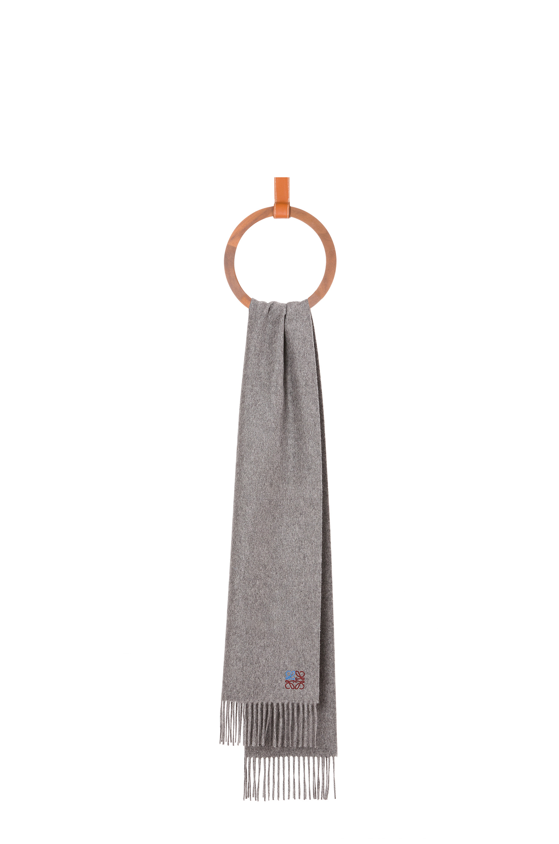 完売】 LOEWE ロエベ アナグラムスカーフ カシミヤ ベージュ