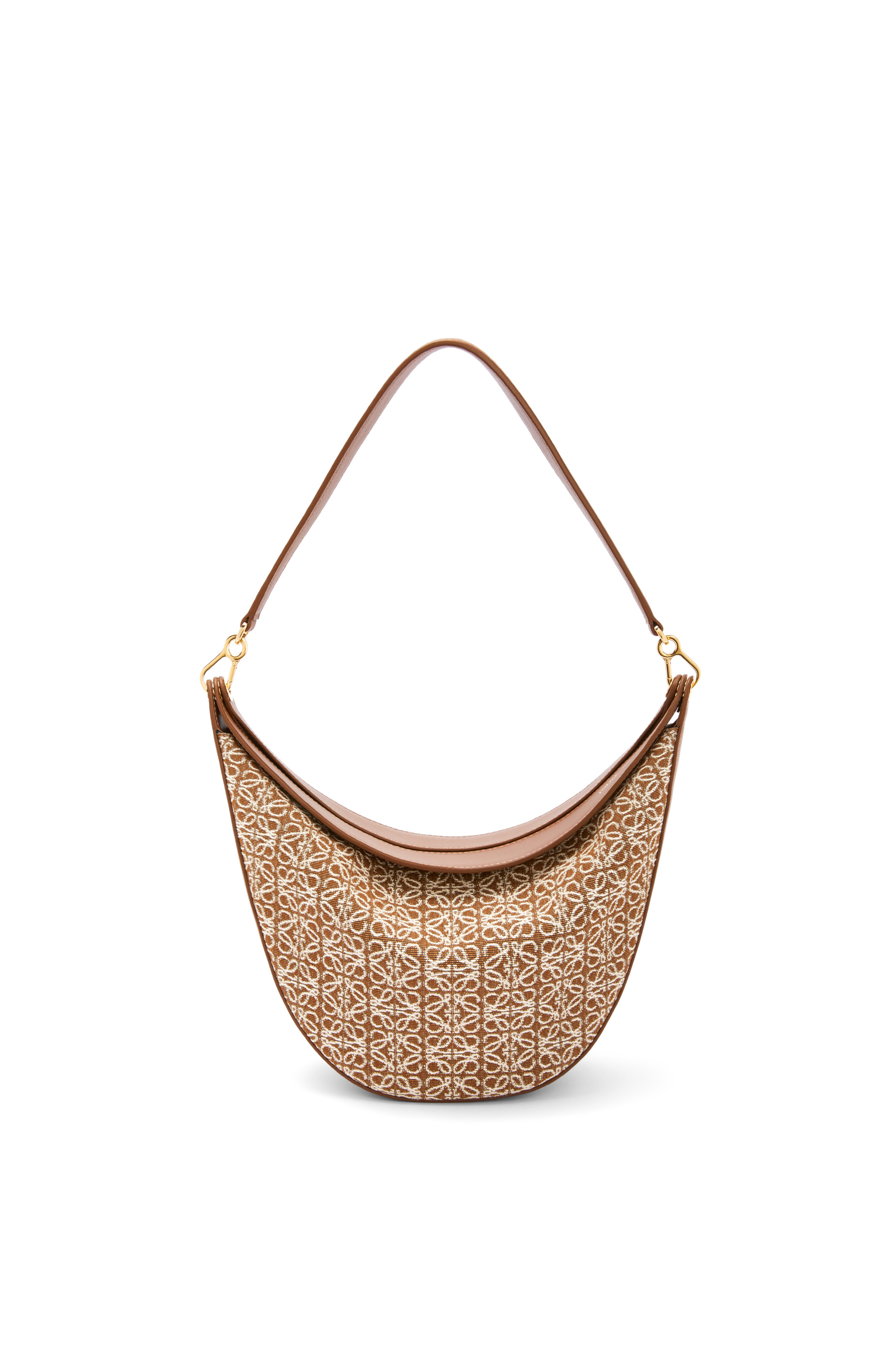 LOEWE Luna bag in Anagram jacquard and classic calfskin LOEWE Luna bag in Anagram jacquard and classic calfskin