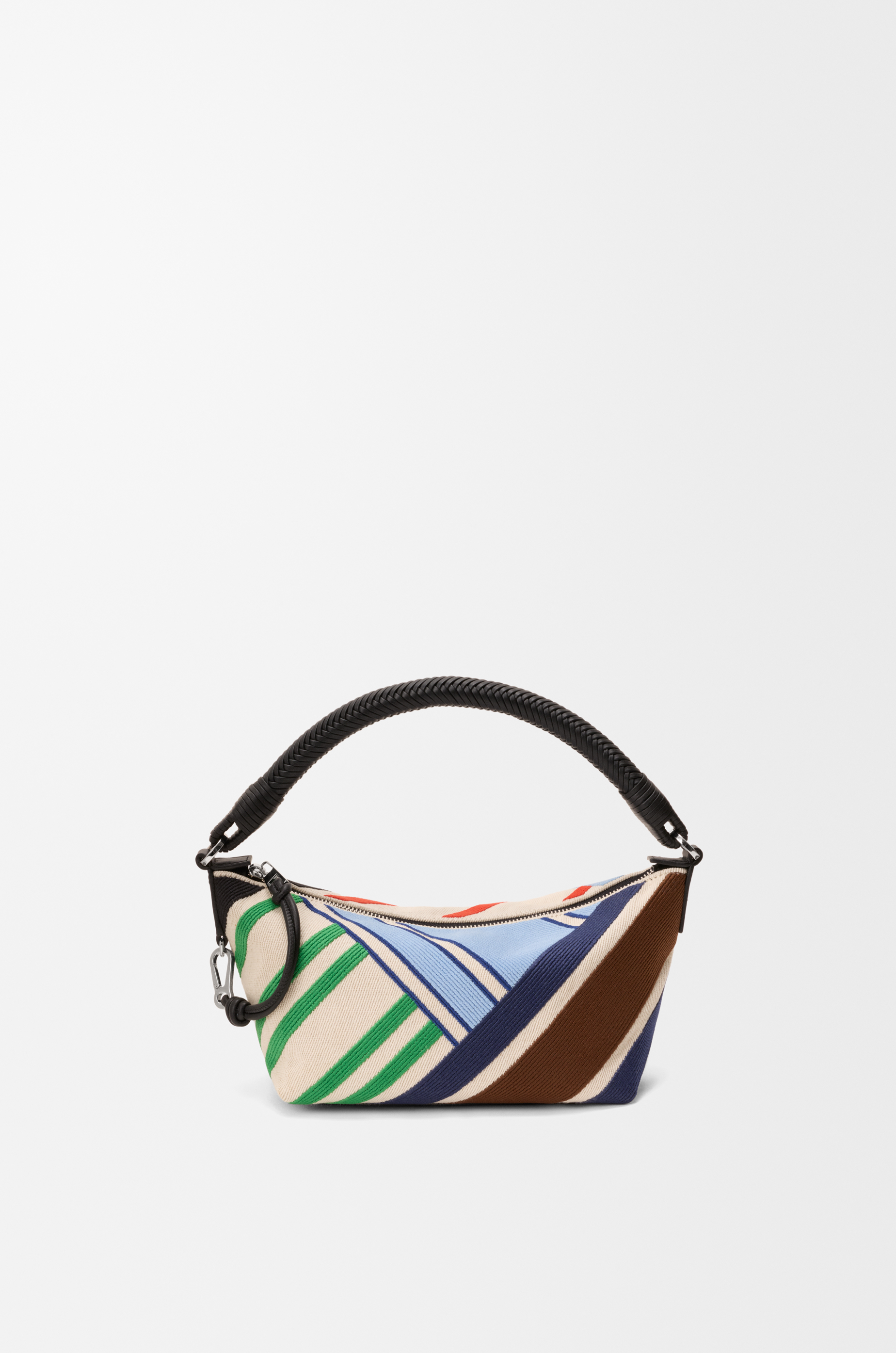 Cala mini bag in embroidered canvas and calfskin - LOEWE USA