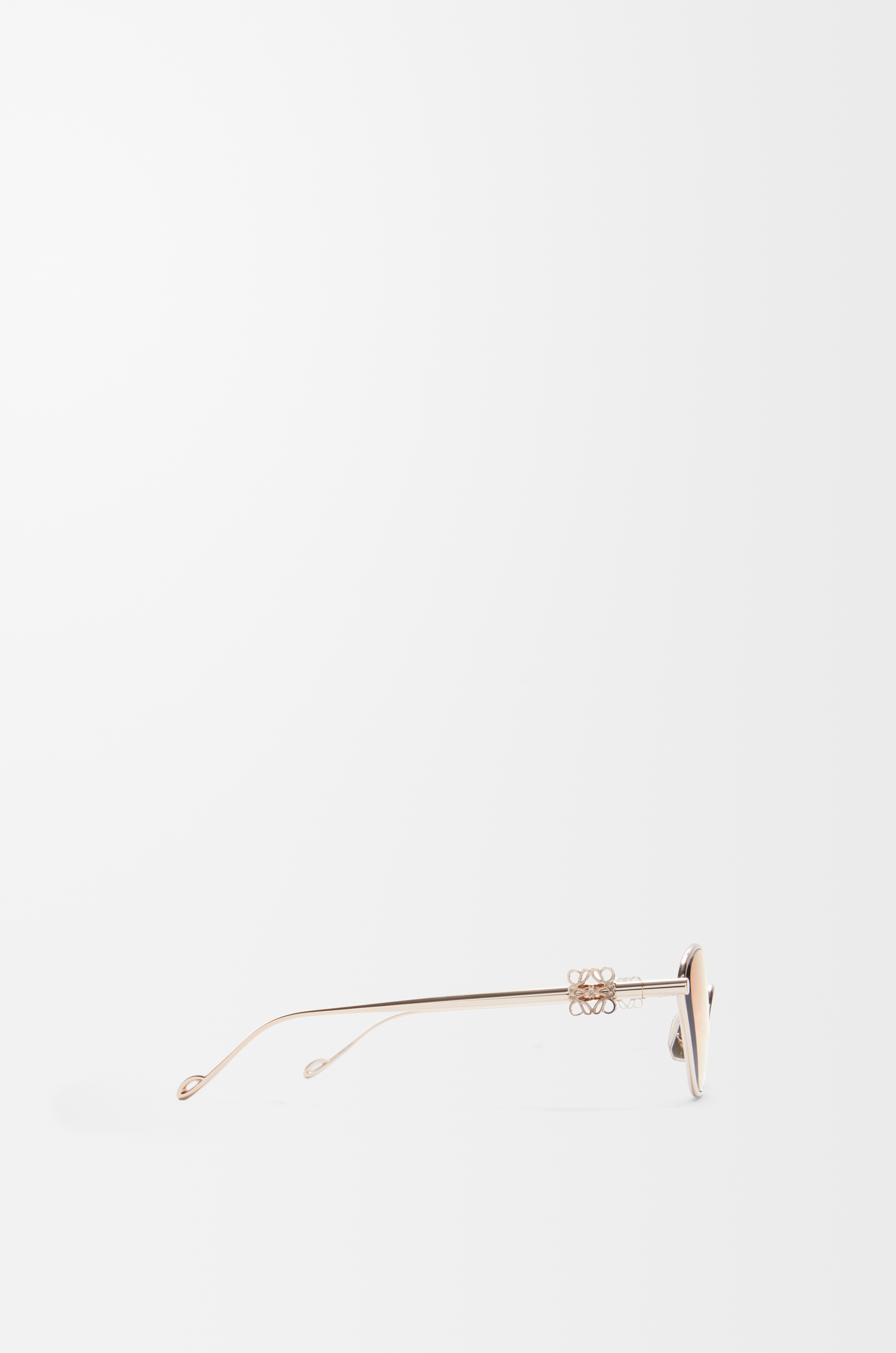 LOEWE Anagram hexagonal sunglasses Rose Gold