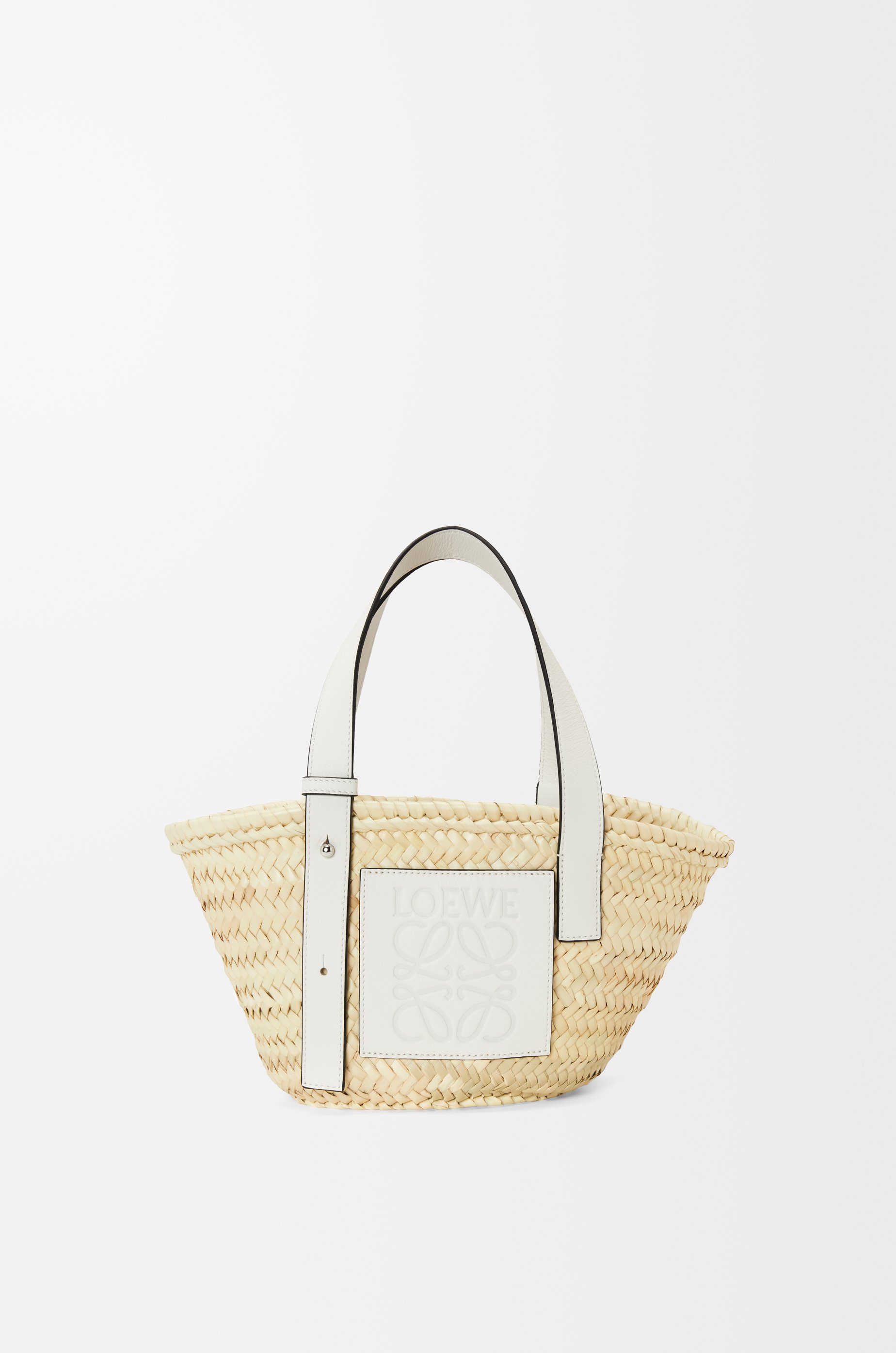 Loewe Small Basket Bag, White