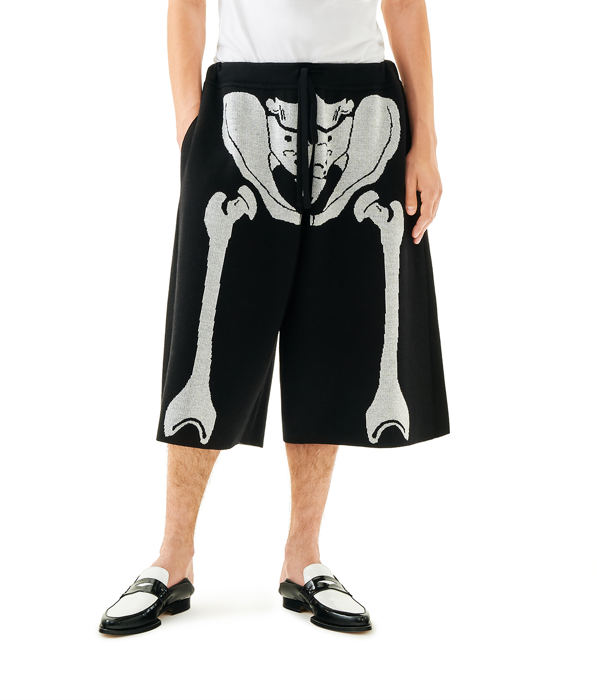 Skeleton Shorts Black/White LOEWE
