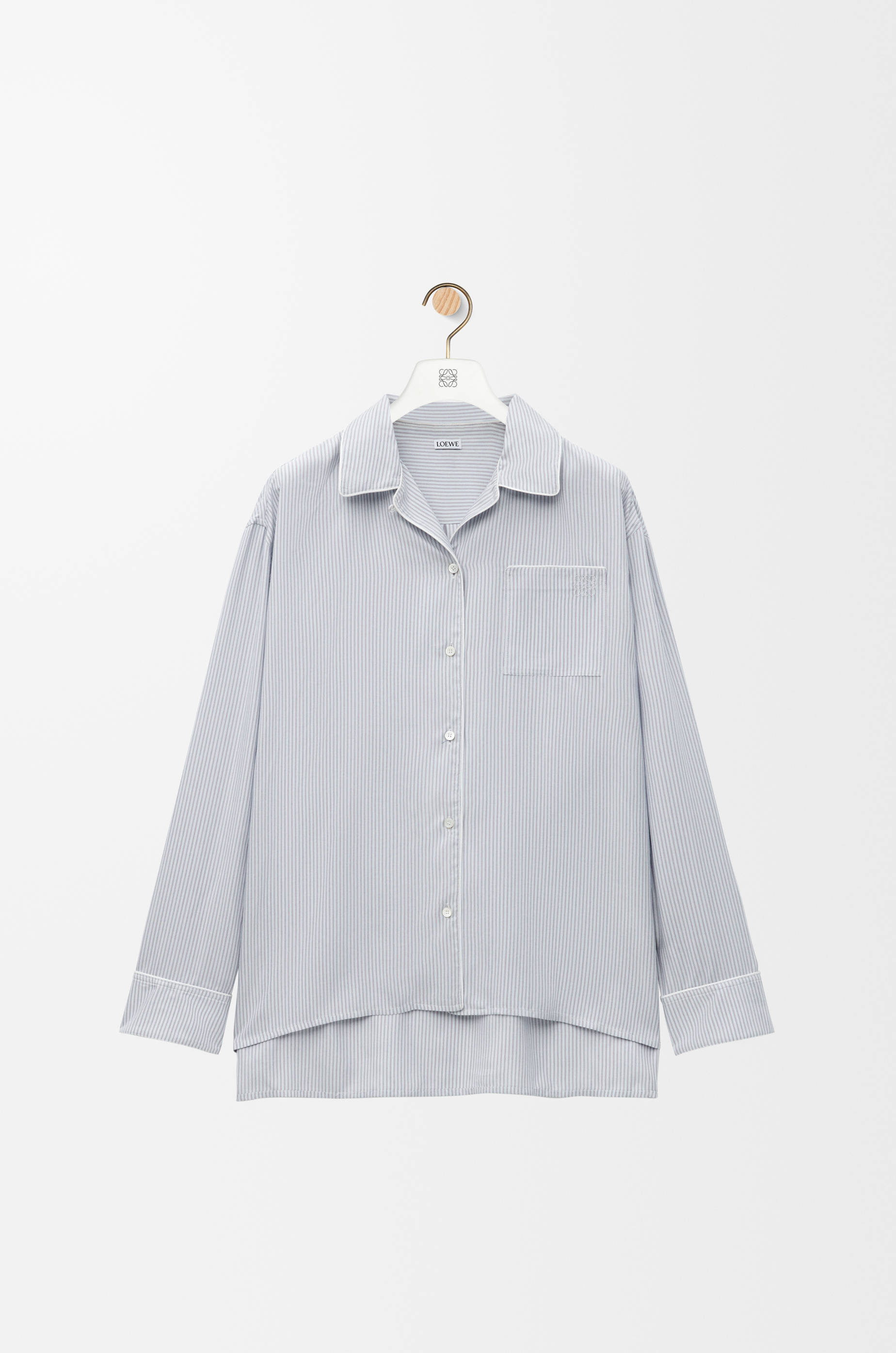 Pyjama blouse in silk White - LOEWE