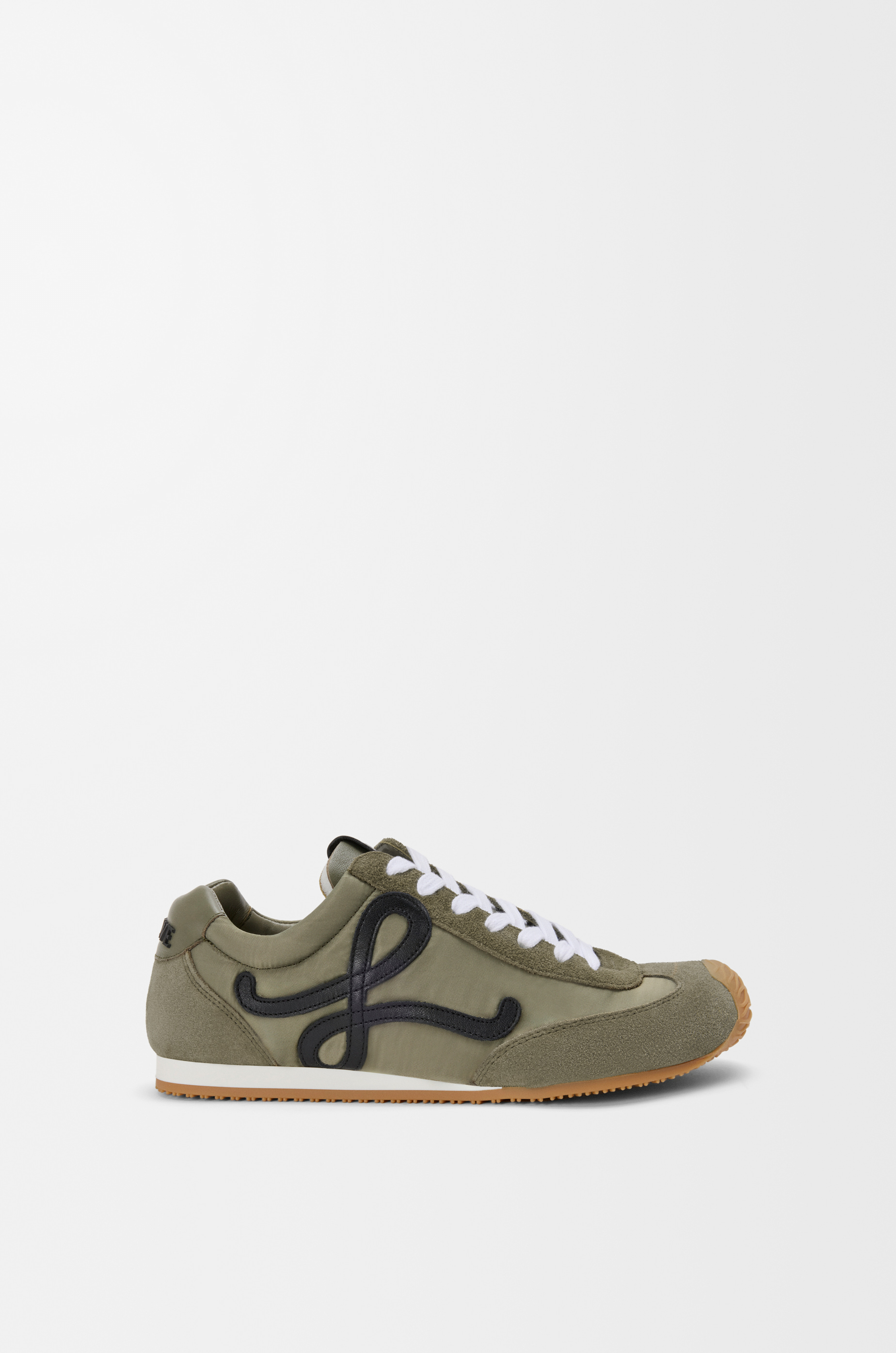 Ballet Runner 2.0 in nylon and suede Green - LOEWE USA Official