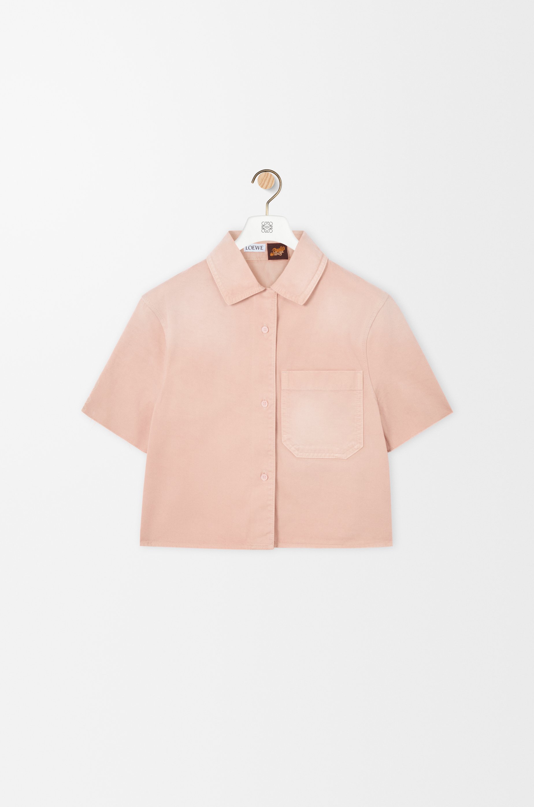 Short sleeve shirt in cotton Pink - LOEWE Short sleeve shirt in cotton Pink - LOEWE