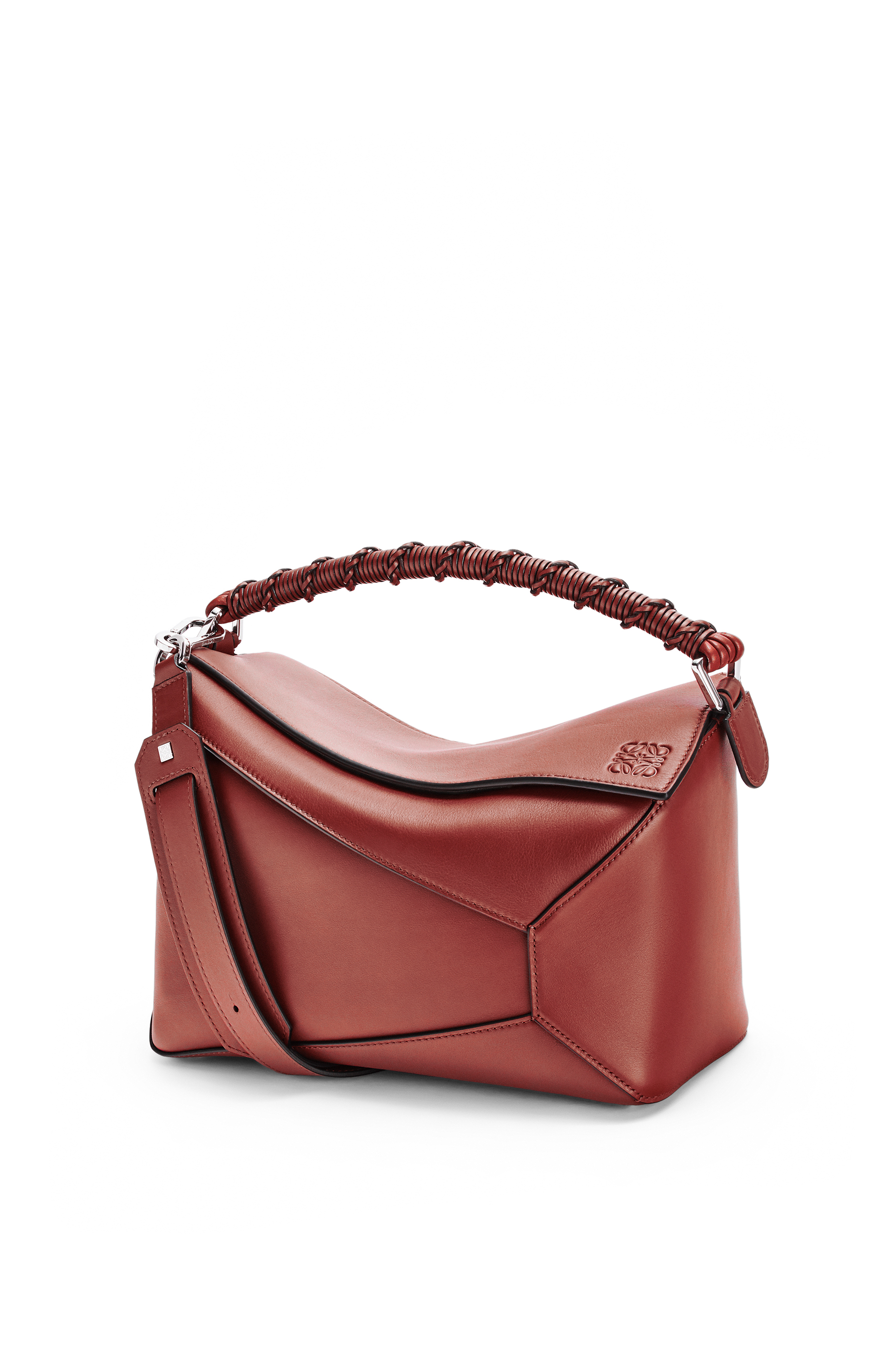 Puzzle Edge bag in nappa calfskin Dark 