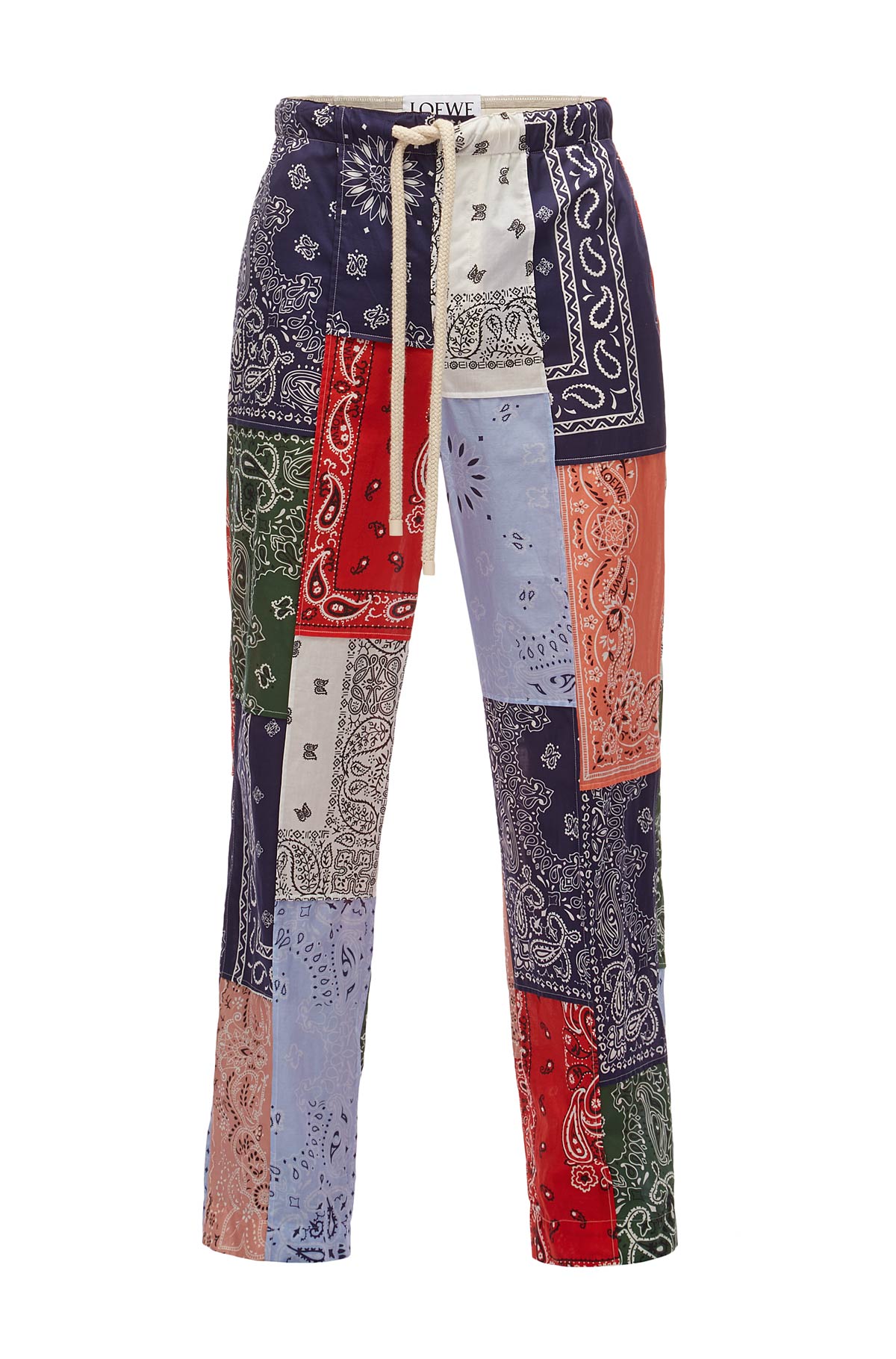 Trousers Bandana Patchwork Multicolor LOEWE