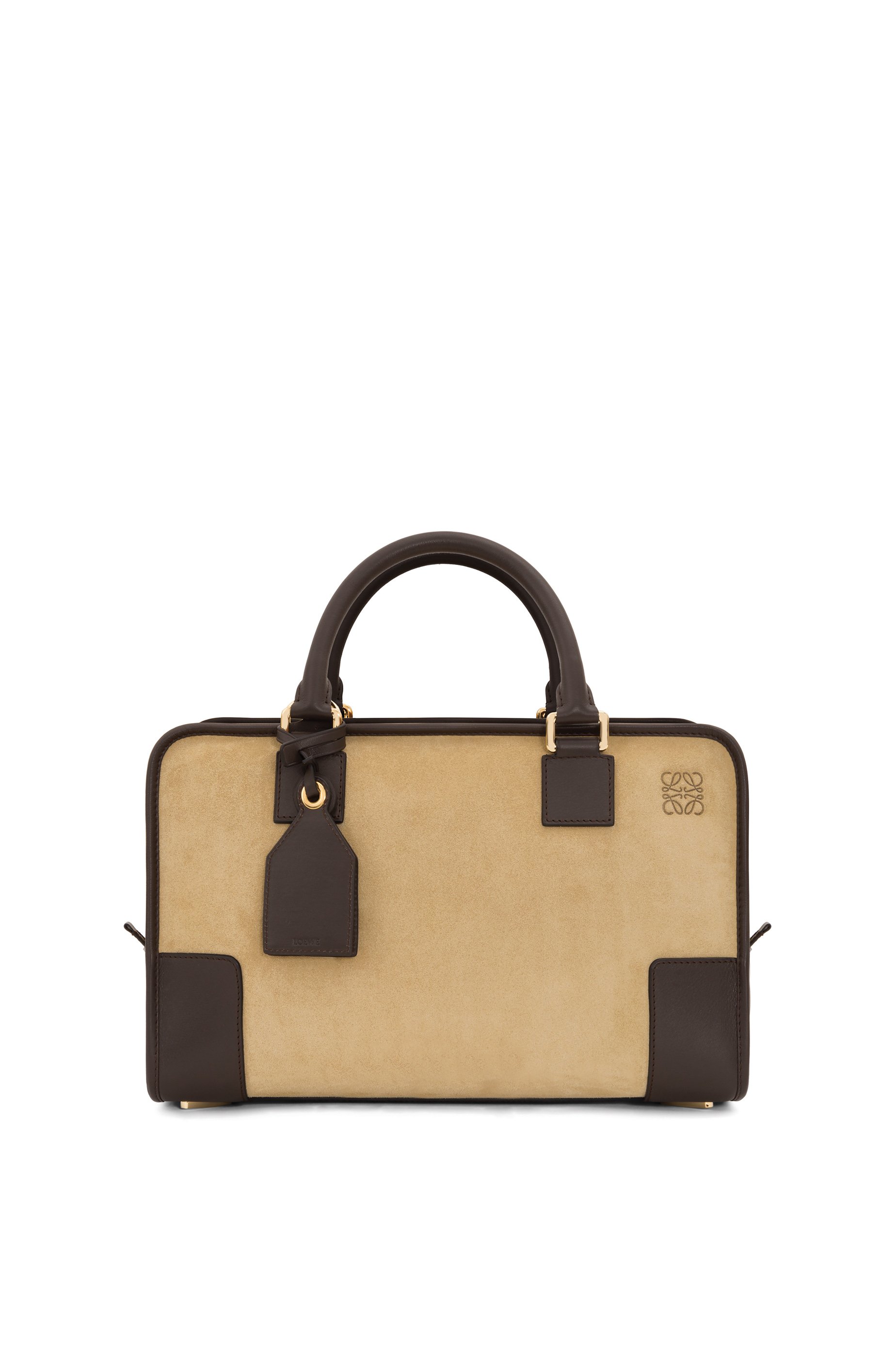 Amazona bag in suede and calfskin Gold 