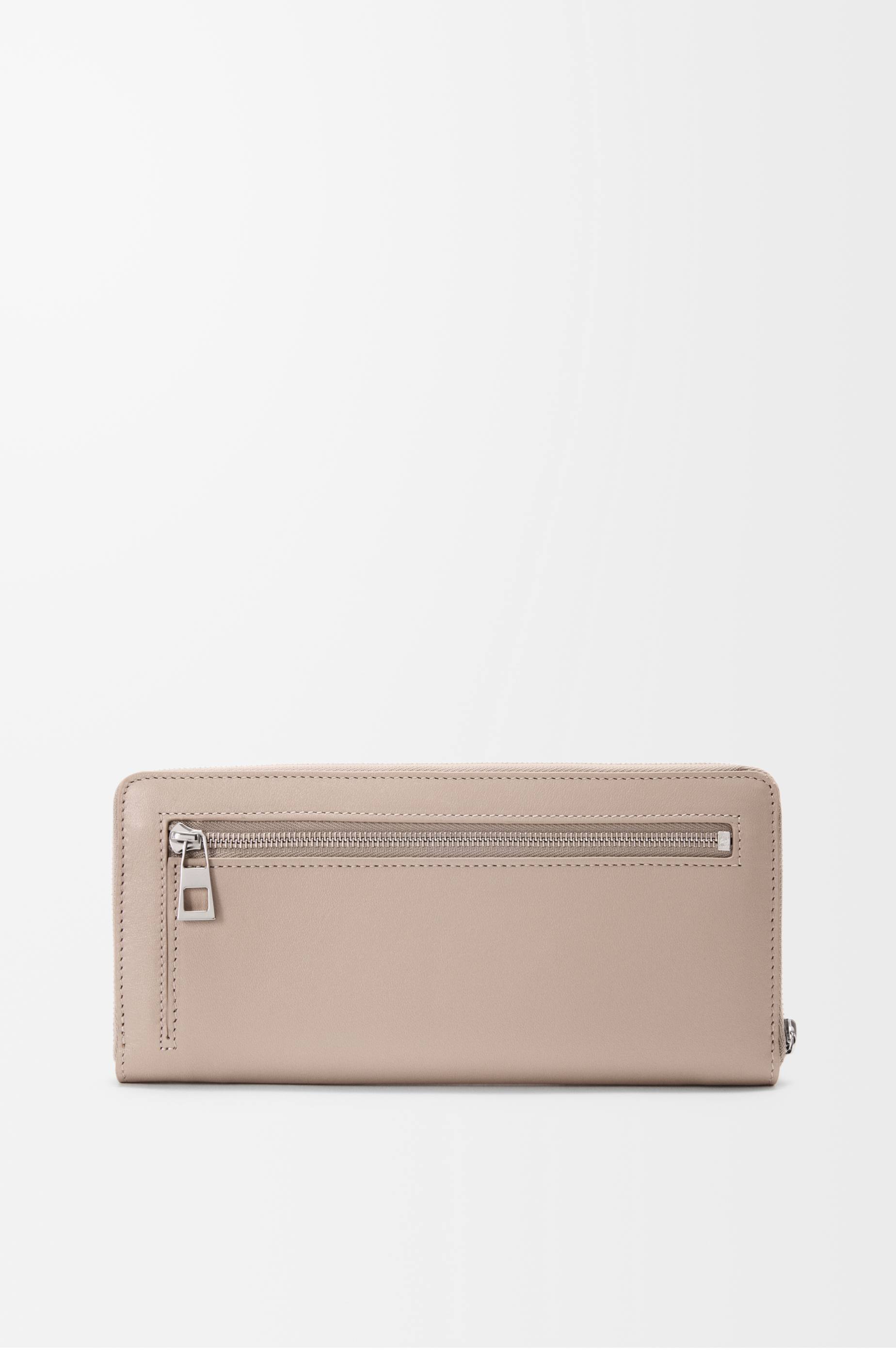 LOEWE Cartera con cremallera Knot en piel napa de ternera Arcilla/Ciruela