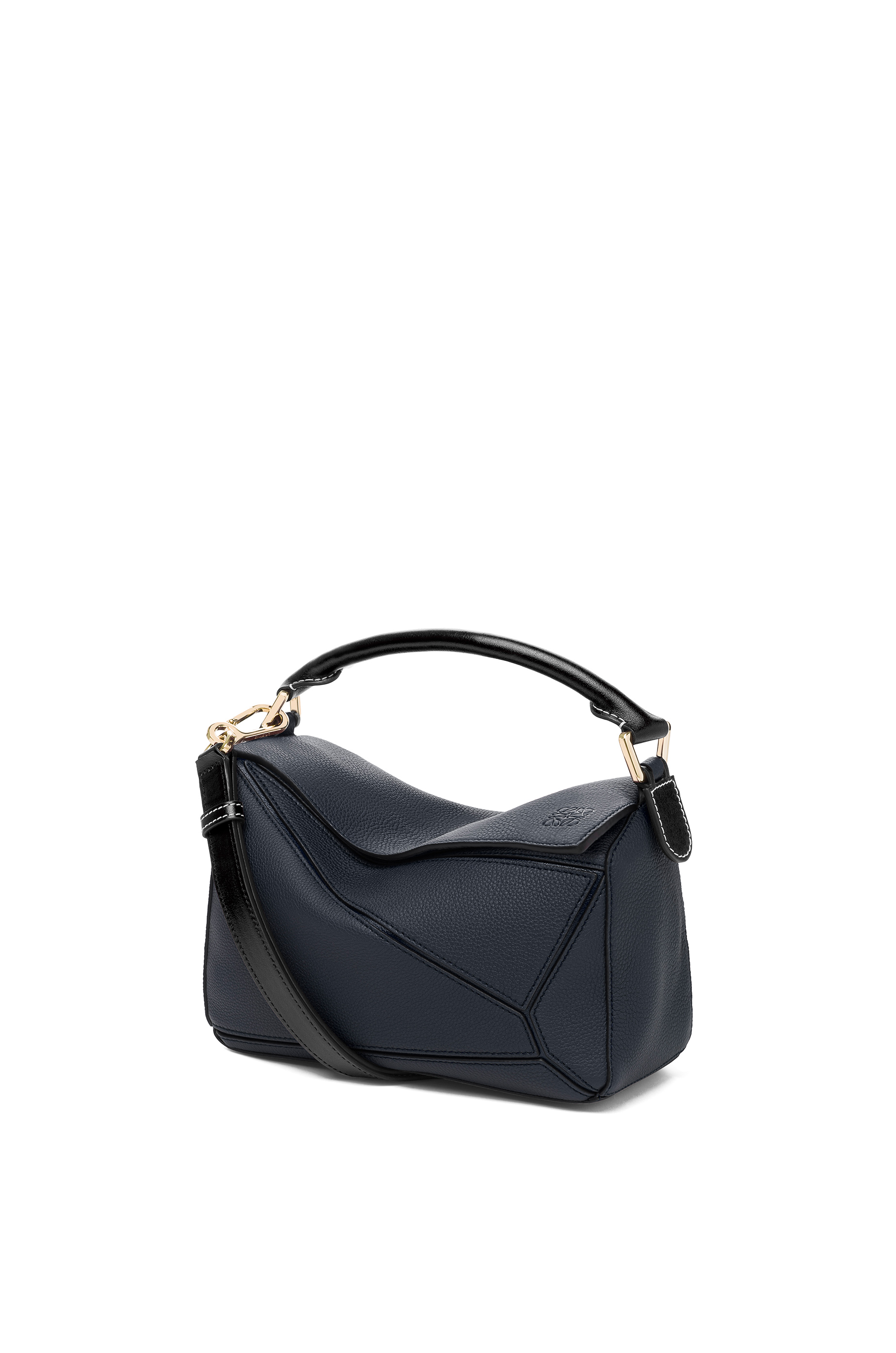 loewe small puzzle bag in midnight navy