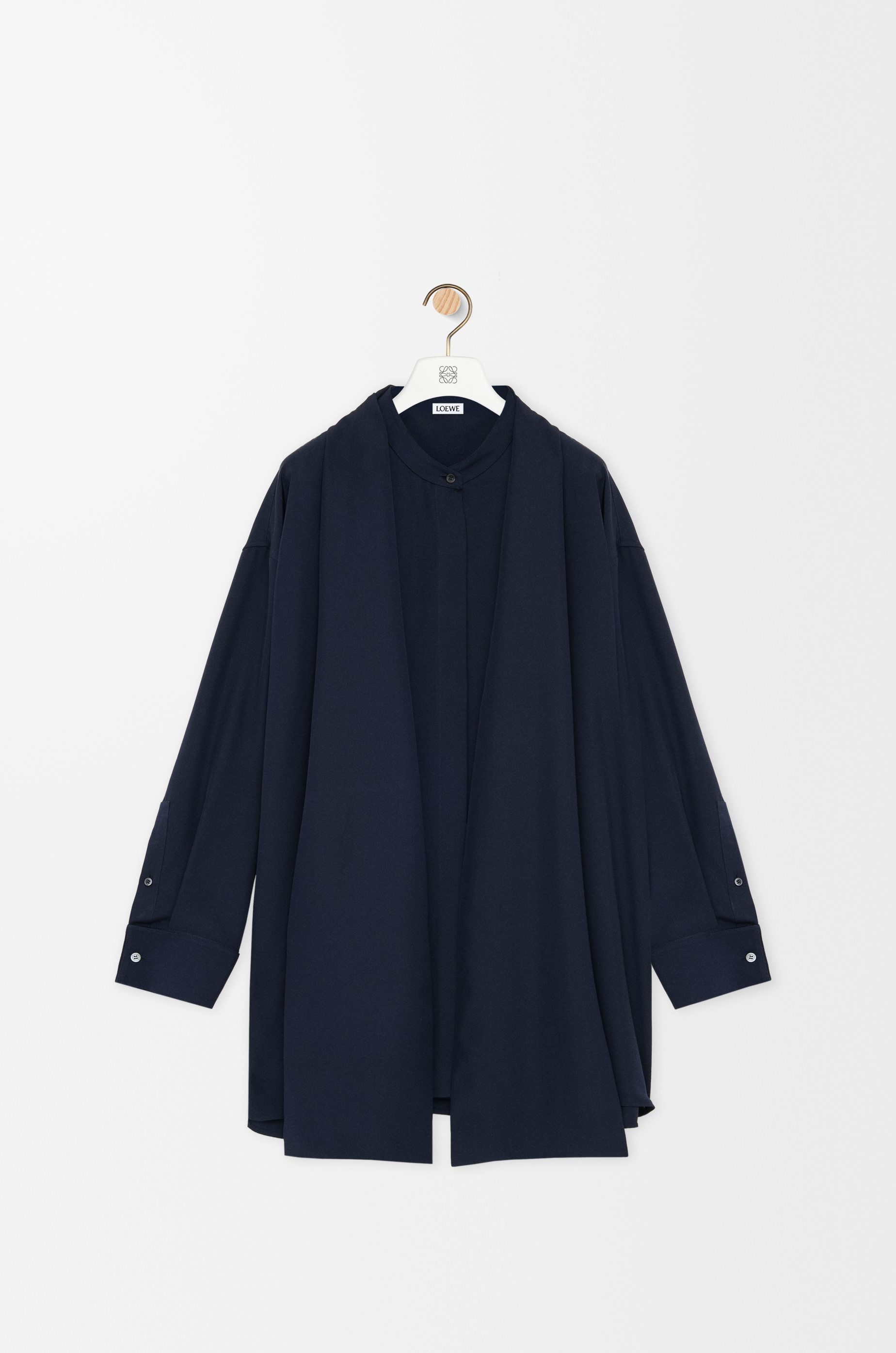 LOEWE ジップアップ コットン カシミヤ スウェットシャツ ジップアップ スウェットシャツ（コットン&カシミヤ） ブラック