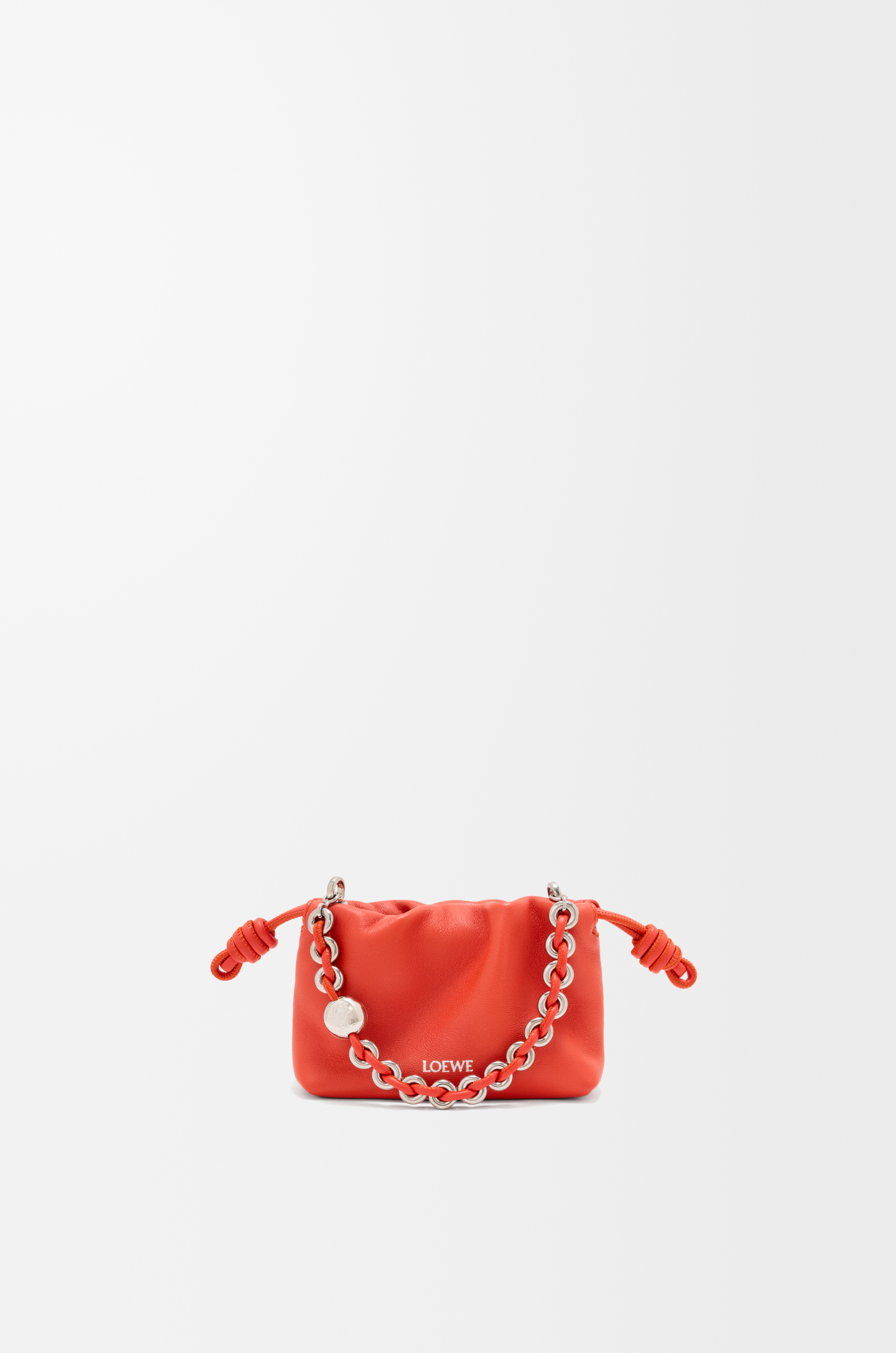 Nano Flamenco purse in mellow nappa lambskin Orange - LOEWE USA