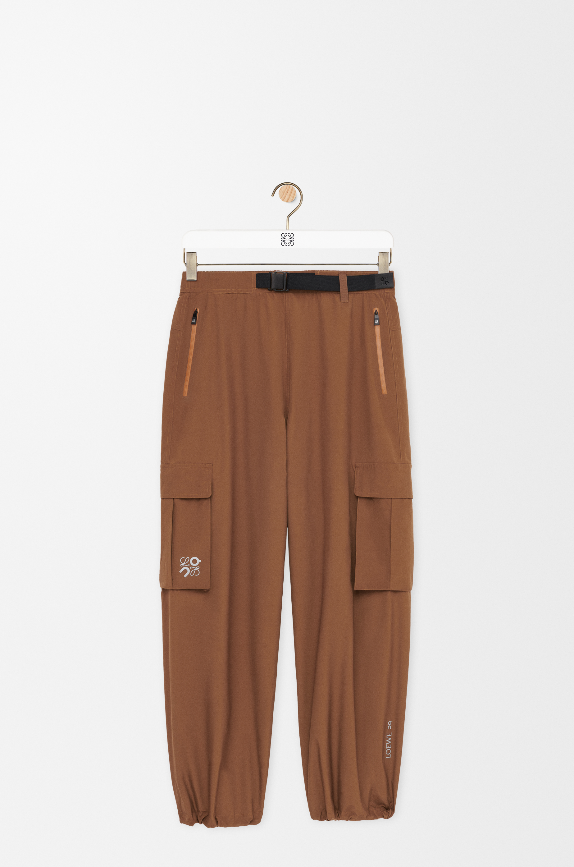 Cargo trousers in technical shell Brown - LOEWE