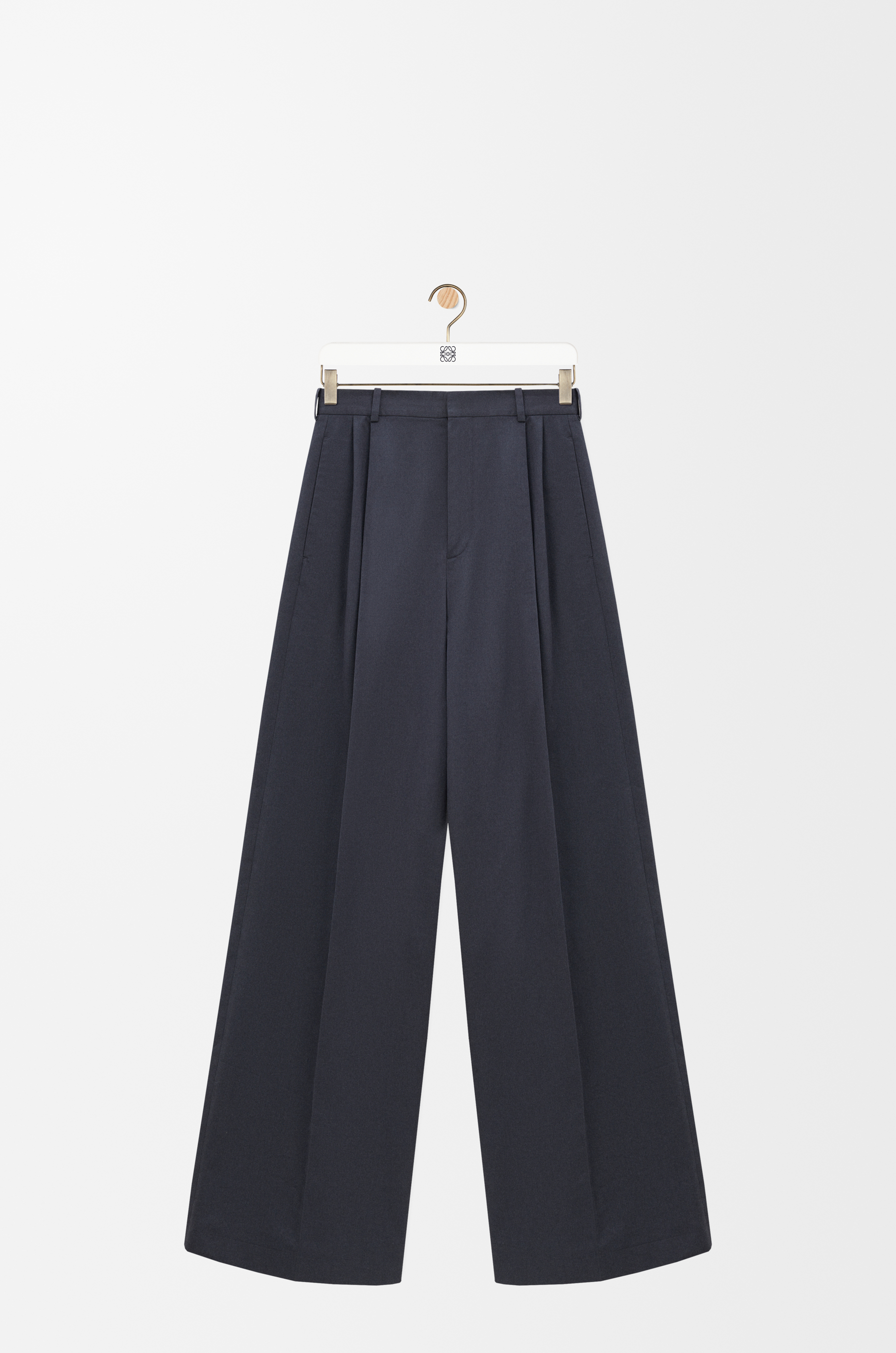 LOEWE Belted leather straight-leg pants | NET-A-PORTER